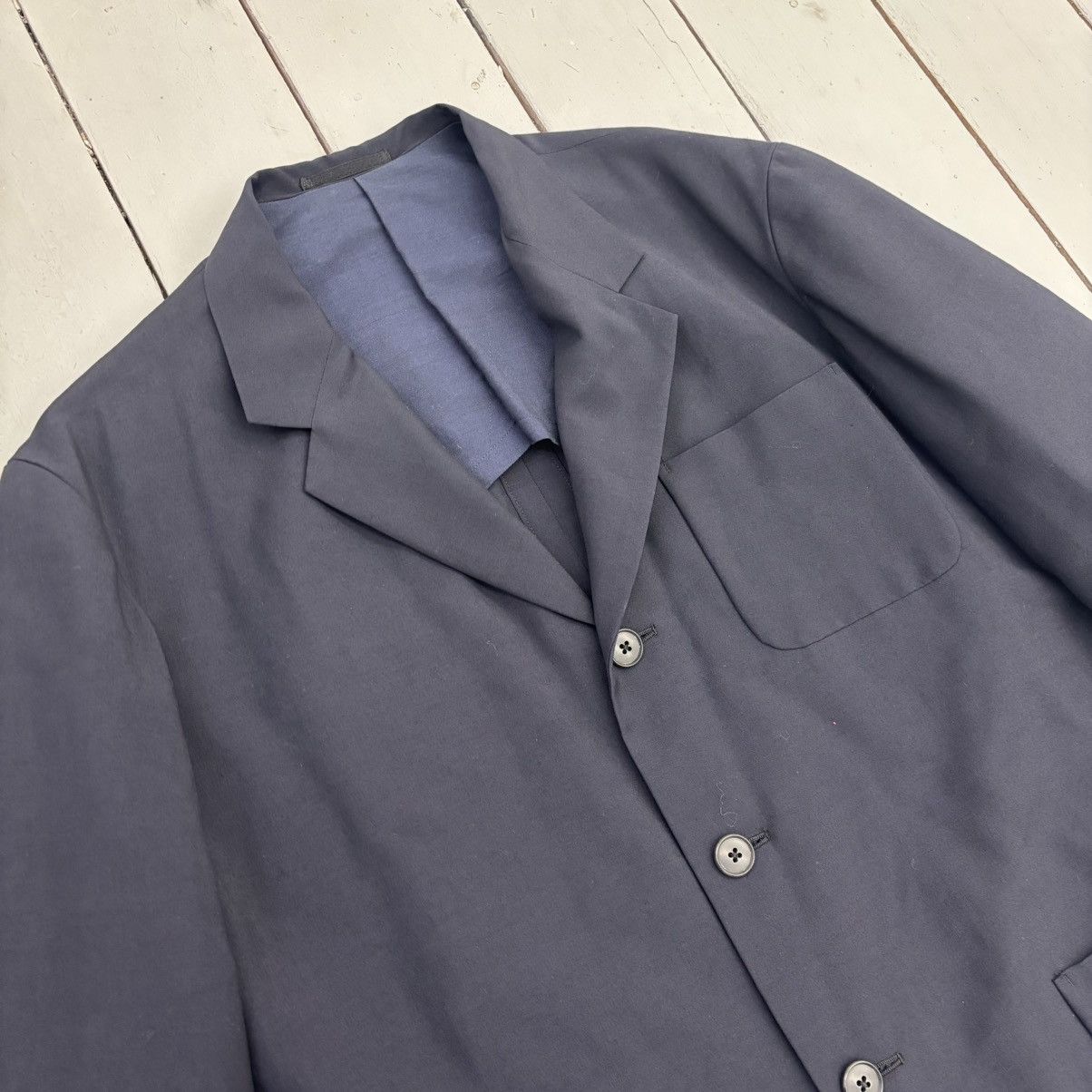 Yohji Yamamoto Ys for Men Wool Blazer Size US M / EU 48-50 / 2 - 2 Thumbnail