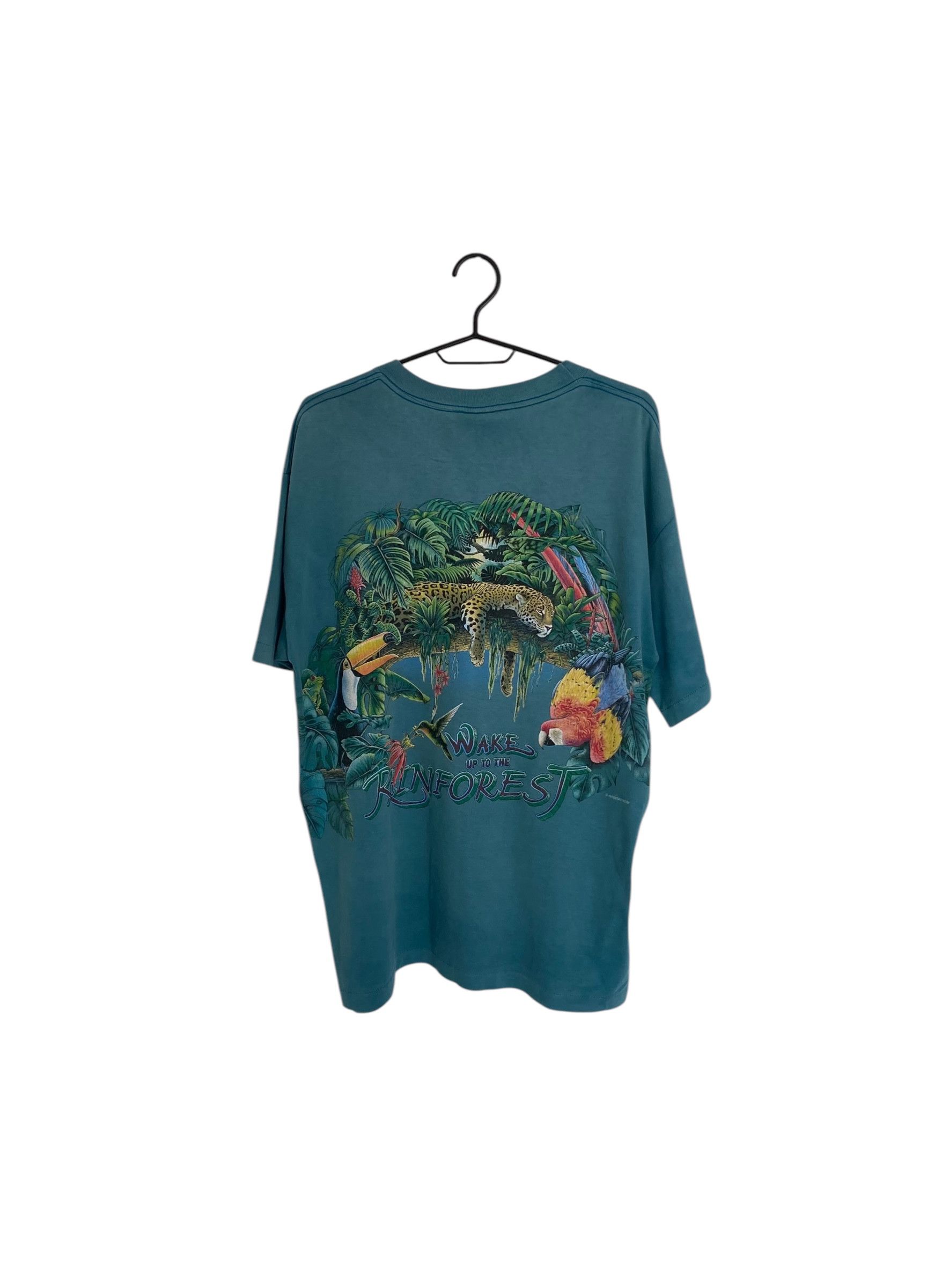 Vintage Cancun Rainforest vintage single stitch tee Size US L / EU 52-54 / 3 - 4 Thumbnail