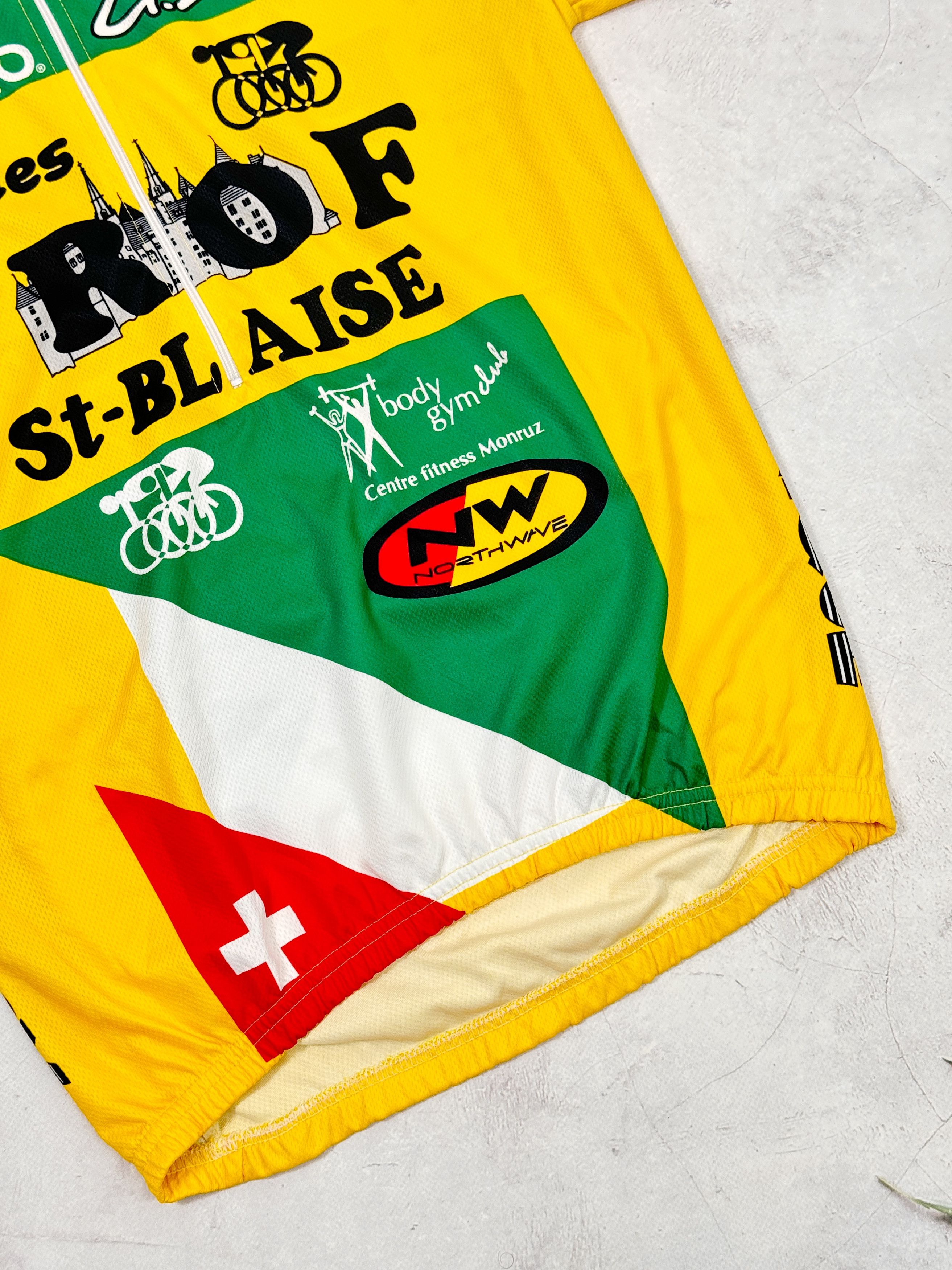 Vintage Vintage Nalini Cycling Jersey Prof St-Blaise Scott Swiss Size US M / EU 48-50 / 2 - 7 Thumbnail