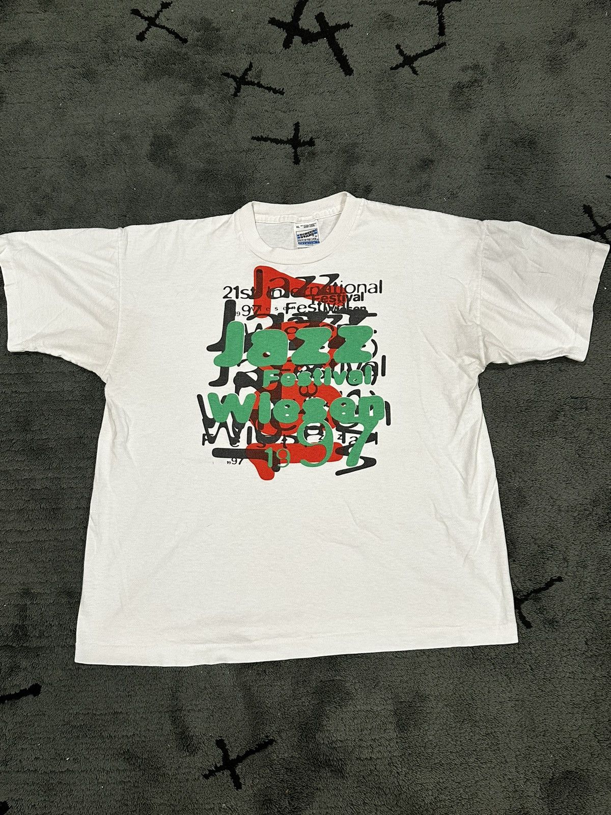 Band Tees × Vintage Vintage Super Rare “Jazz Festival Wiesen 1997” Single Stitch Size US XL / EU 56 / 4 - 1 Thumbnail