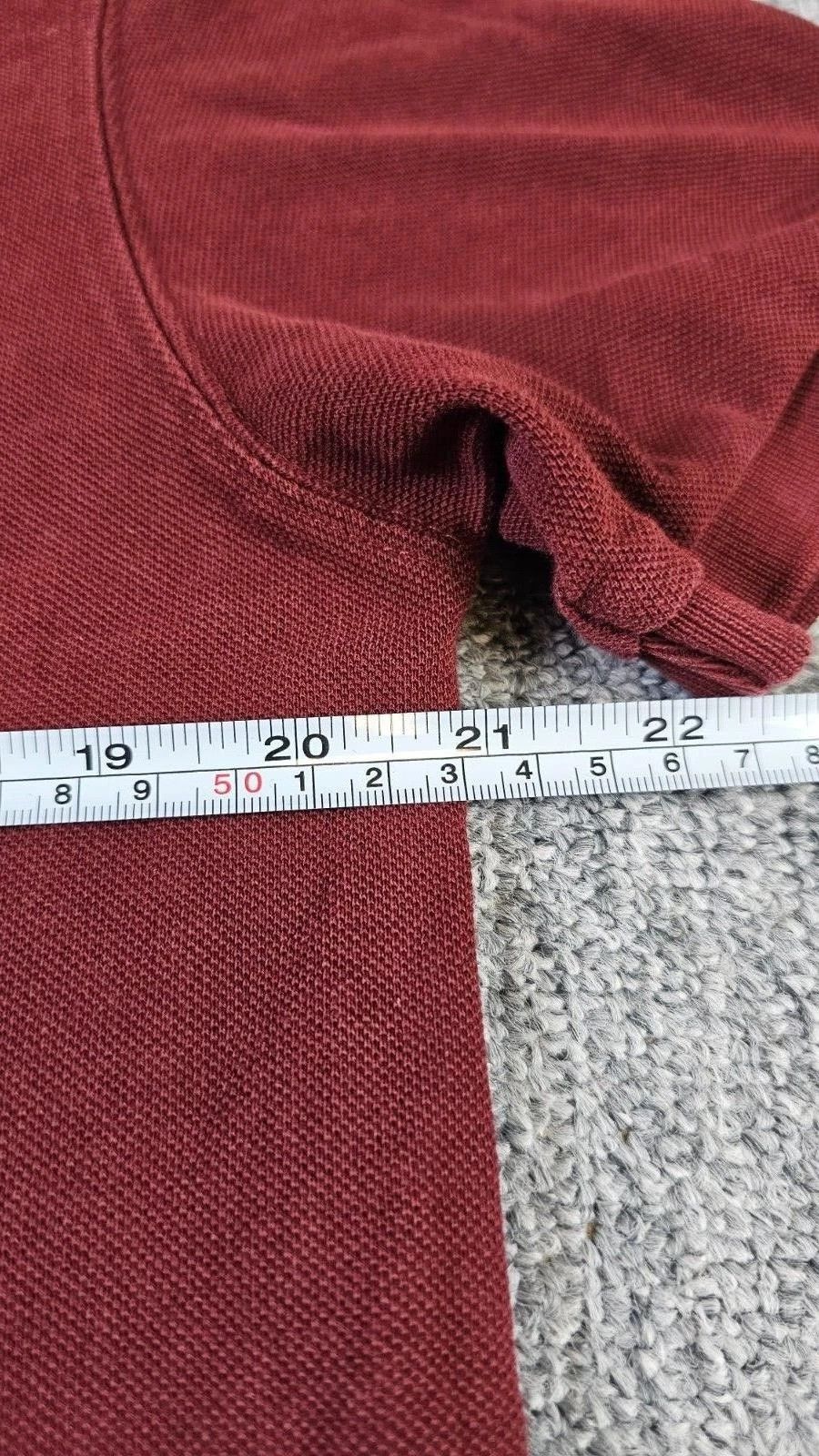 Hackett Hackett London Polo Shirt Bordeaux Number Logo Cotton Men L Size US L / EU 52-54 / 3 - 10 Thumbnail