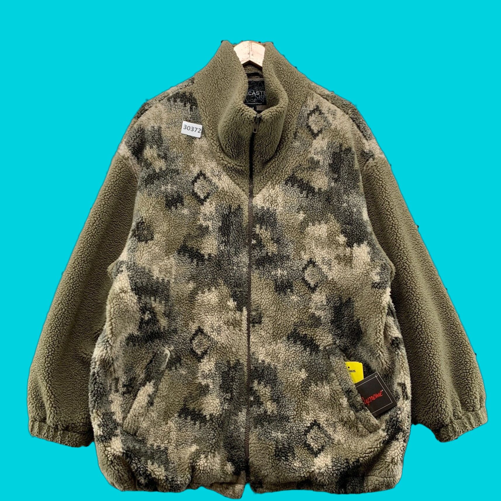 Vintage VINTAGE Forecaster Jacket Mens M Aztec Deep Pile Sherpa Bomber Geometric Brown Warm 90s Mens Size US M / EU 48-50 / 2 - 1 Thumbnail
