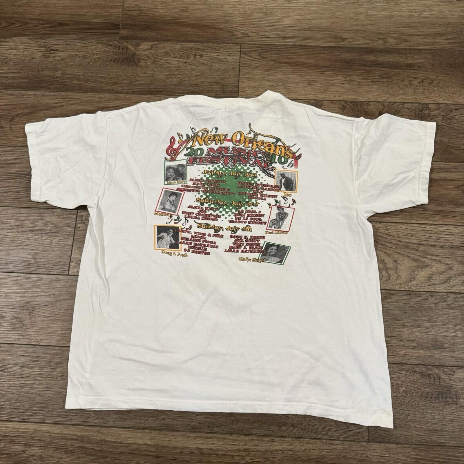 Vintage 2010 New Orleans Music Festival Shirt Rap Size US XXL / EU 58 / 5 - 3 Thumbnail