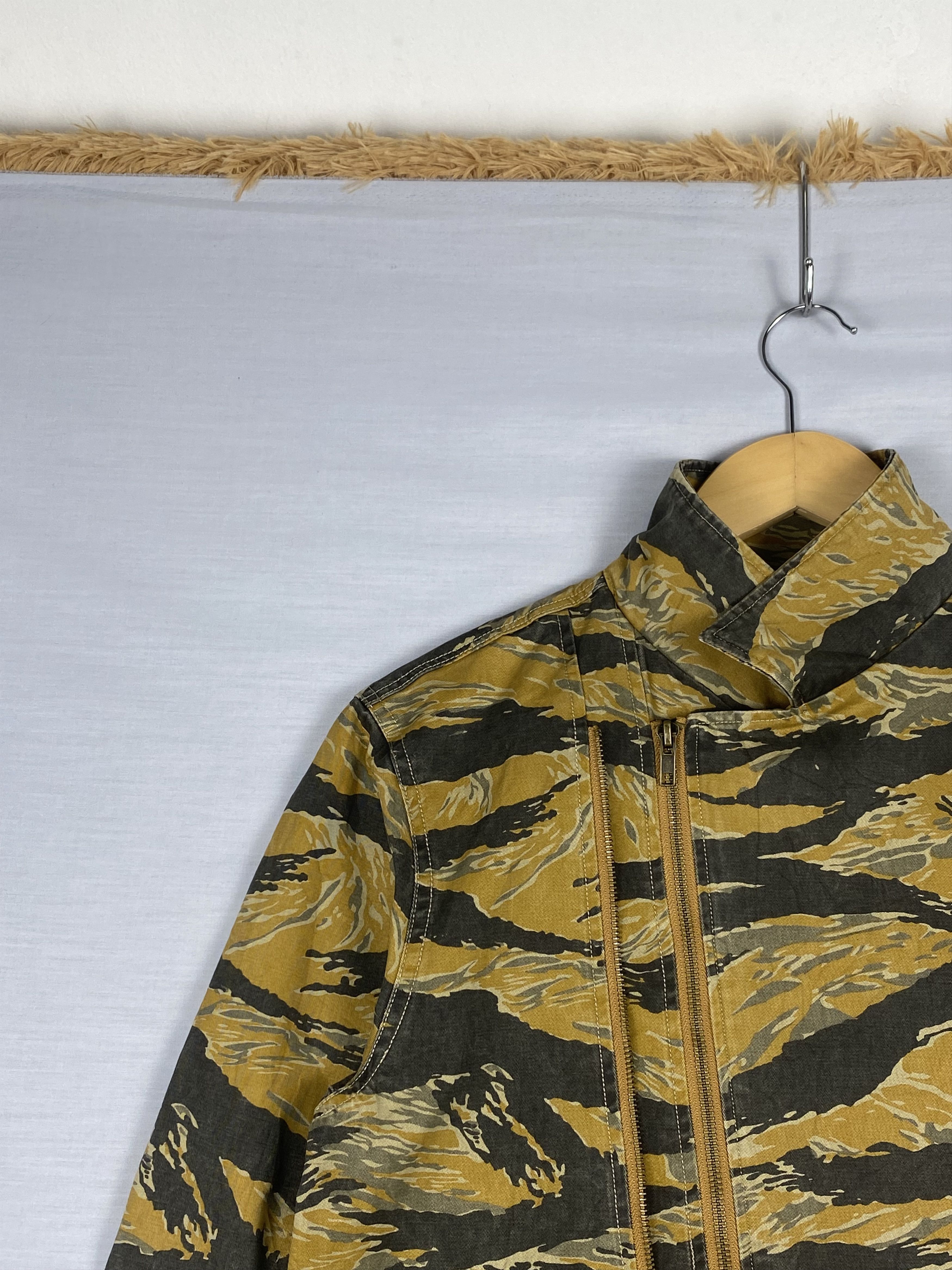 Japanese Brand Vintage Yevs Camo Double Zip Up Jacket Size US M / EU 48-50 / 2 - 5 Thumbnail