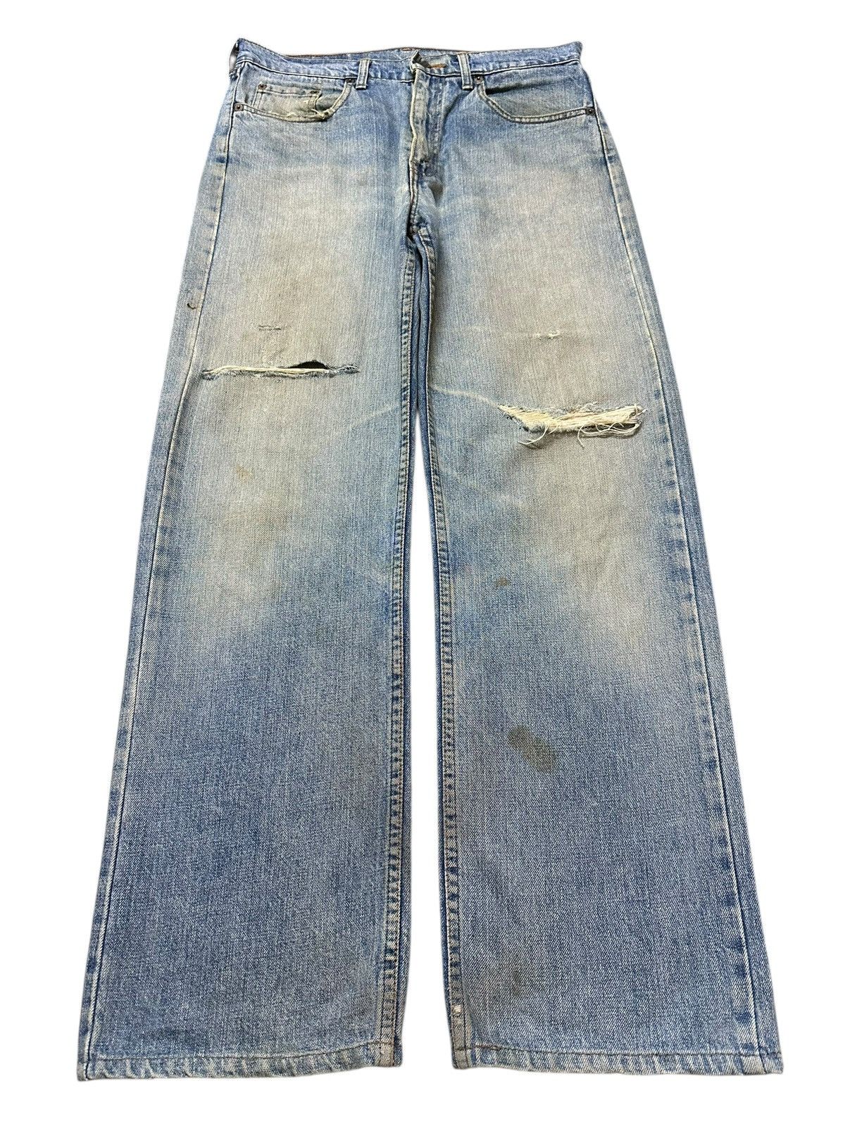 Levi's Vintage 90s Levis 509 Mud Wash Faded Distressed Baggy Jeans Size US 32 / EU 48 - 1 Thumbnail