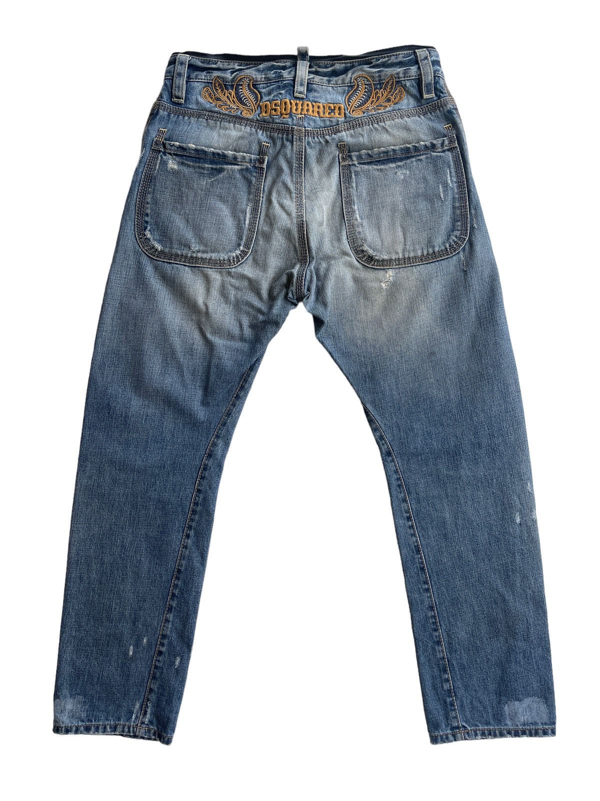 Dsquared2 Dsquared2 Distressed Belted Twisted Denim Size US 31 - 2 Thumbnail