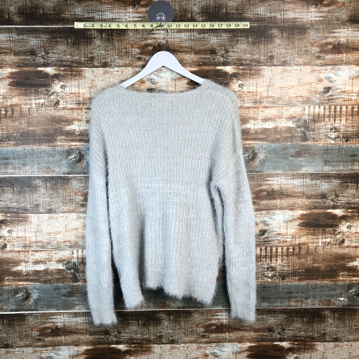 DL Ozoc Grey Mohair Knitwear #C369