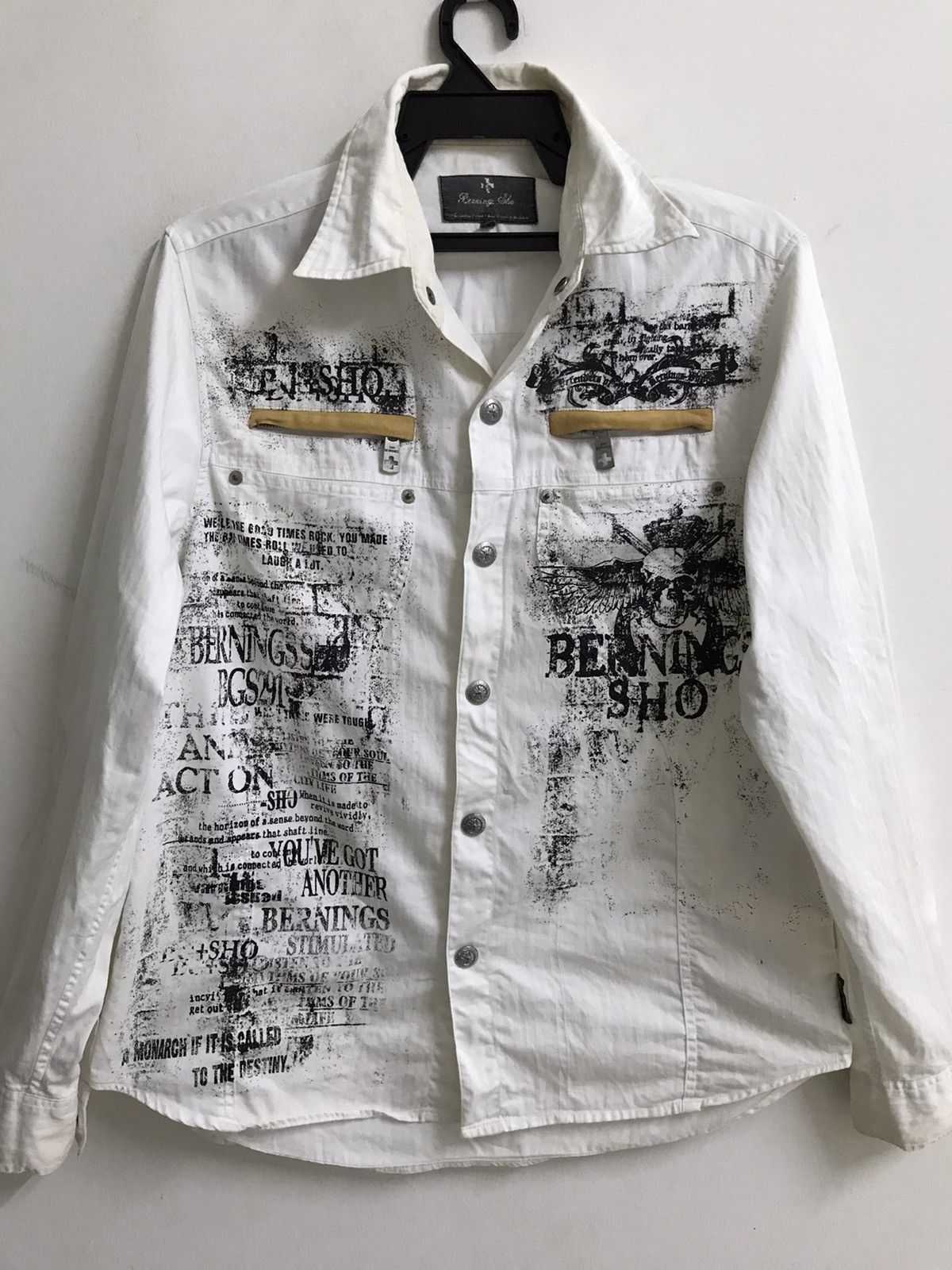 If Six Was Nine Vintage Bernings Sho Seditionaries Punk Shirt Button Up Size US M / EU 48-50 / 2 - 1 Thumbnail