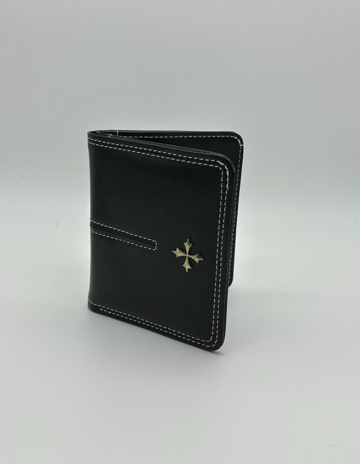 Japanese Brand × Vintage Y2K Leather Cross Wallet (black) Size ONE SIZE - 2 Thumbnail