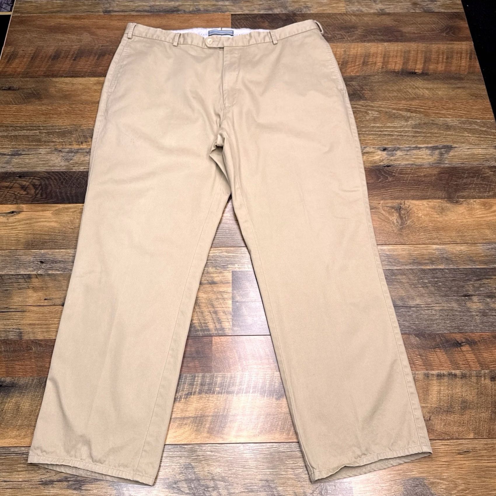 Peter Millar Peter Millar Pants Adult 40 Brown Pima Cotton Flat Front Mid Rise Chino Workwear Formal 40 Regular Brown Mens Medium? Size US 40 / EU 56 - 2 Thumbnail