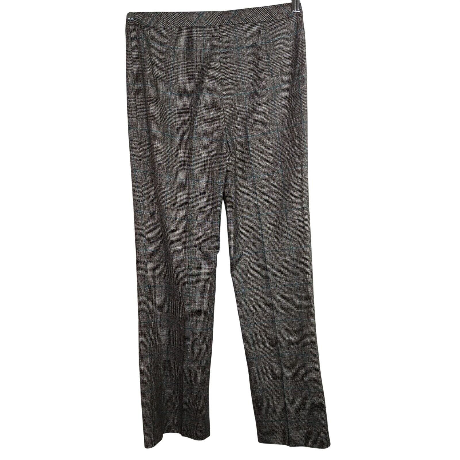 Escada Escada Plaid Dress Pants Wool Blend Women Size 30 Inch Brown Size 30" / US 8 / IT 44 - 4 Thumbnail