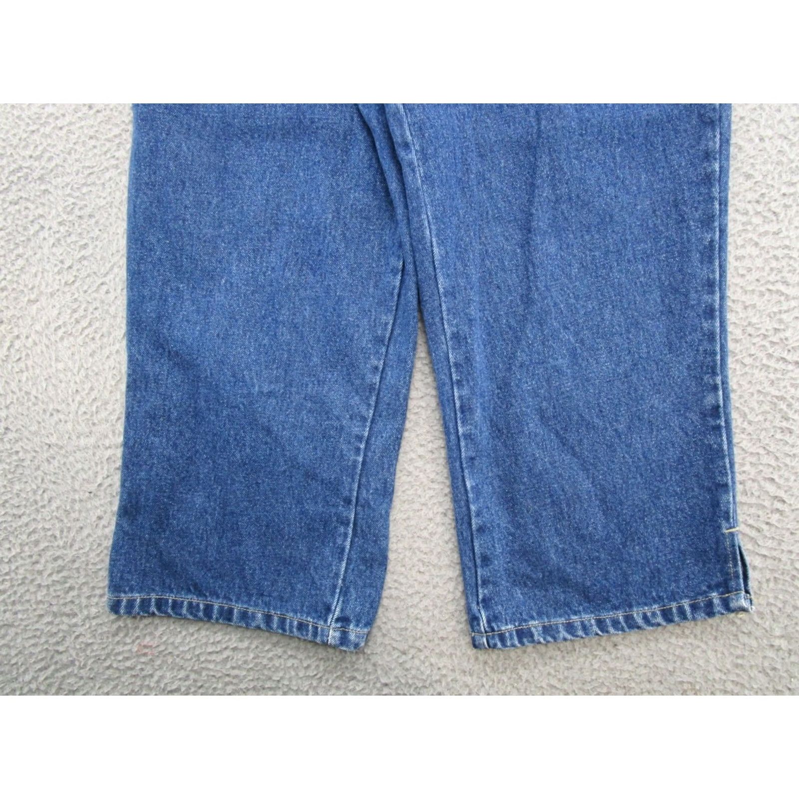 Vintage Vintage STO 90s Y2K Blue Denim Capri Jeans Women’s Size 10P Petite 100% Cotton STO Jeans Capri Women’s 90s Size 32" / US 10 / IT 46 - 2 Thumbnail