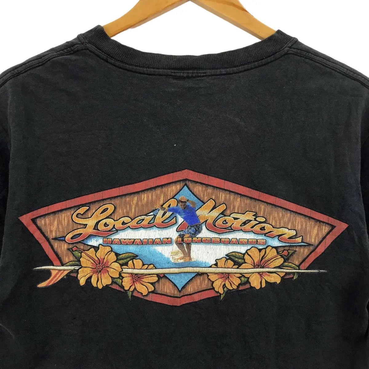 Vintage Vtg 90’ LOCAL MOTION HAWAII Surfing Gear Beach Tee Shirt Size US S / EU 44-46 / 1 - 2 Thumbnail