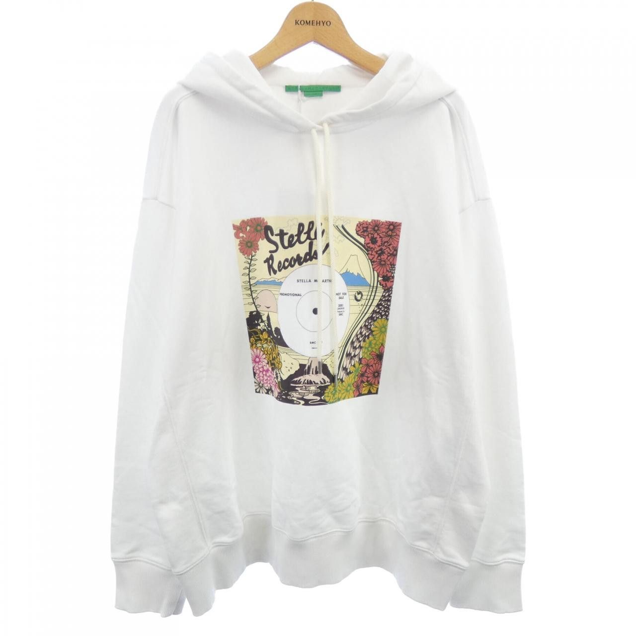 Stella McCartney Stella Mccartney Stella McCartney Record Hoodie Cotton Sweatshirts & Hoodies DUTY FREE for USA Size ONE SIZE - 1 Thumbnail