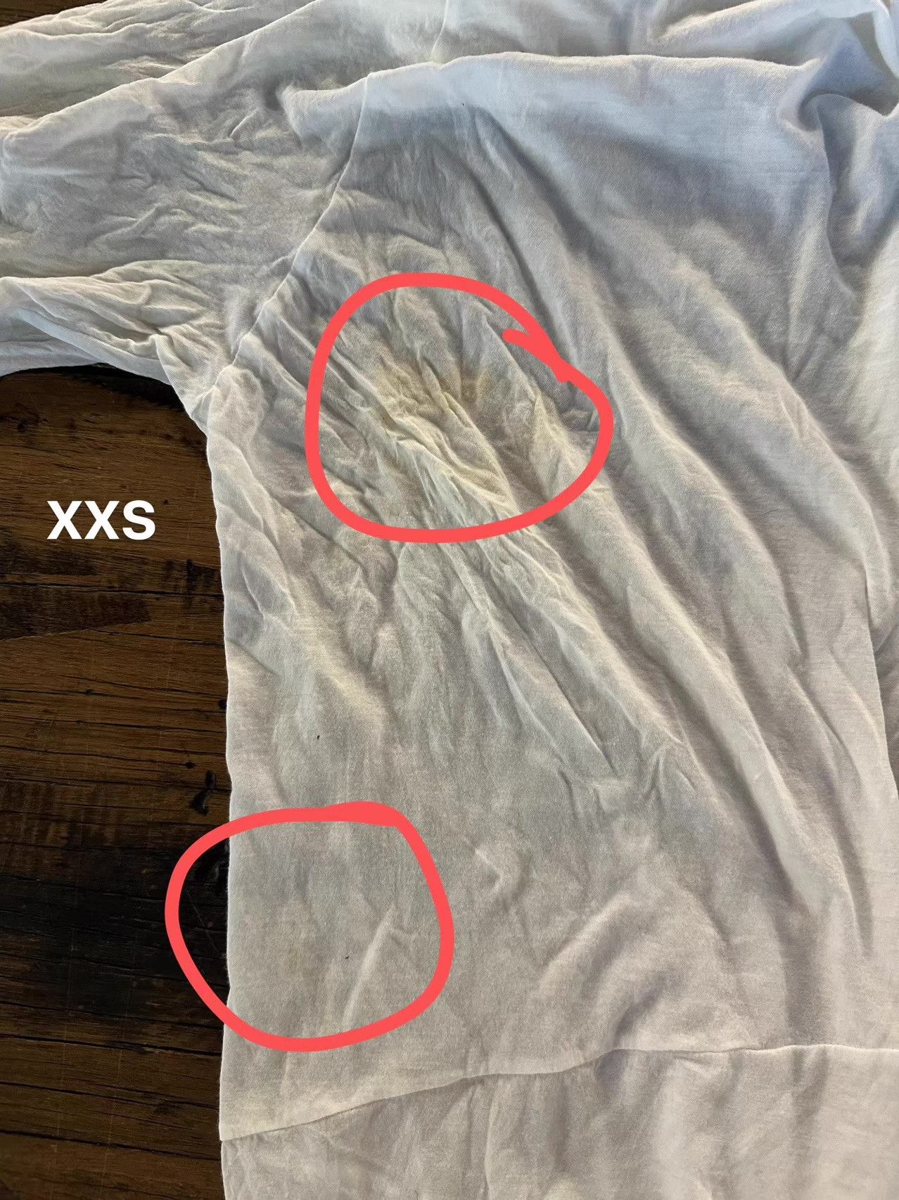 Lost & Found Ria Dunn LOST&FOUND white structured short‑sleeve tee Ｑ25 Size US XS / EU 42 / 0 - 3 Thumbnail