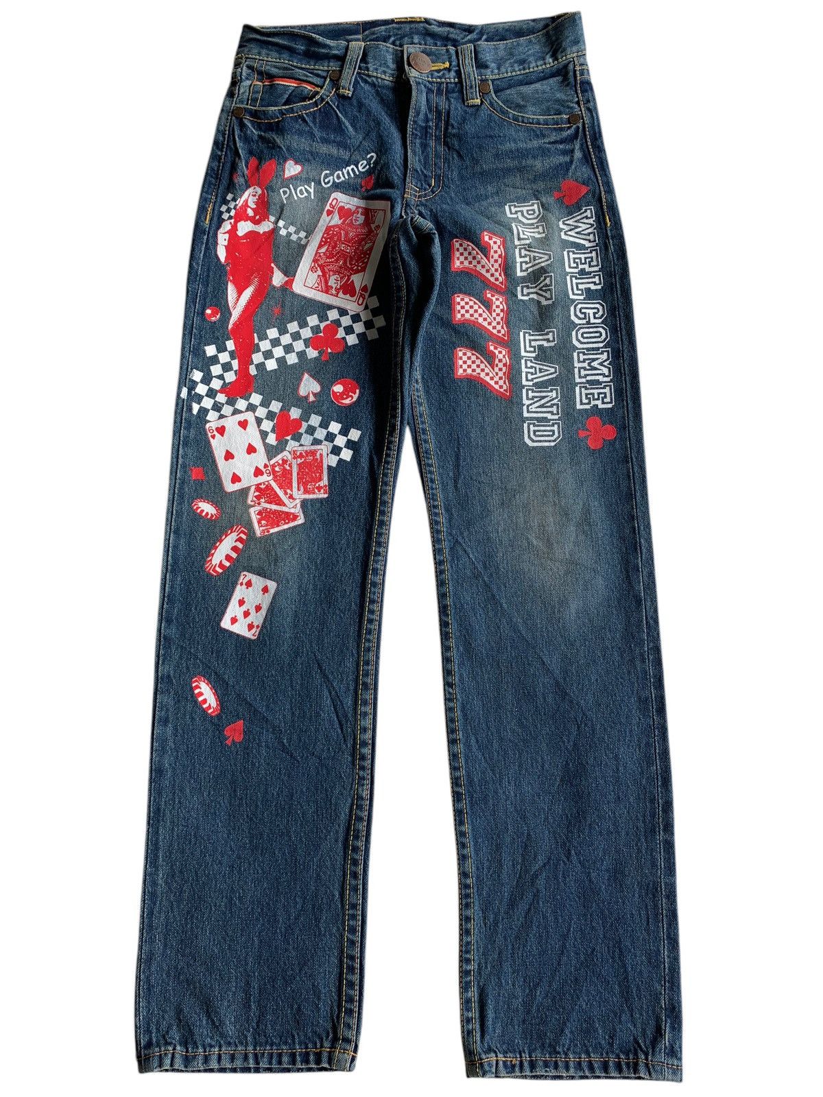 Other RARE💥CO&LU SELVEDGE PLAY GAME DISTRESSED DENIM🎌 Size US 29 - 1 Thumbnail