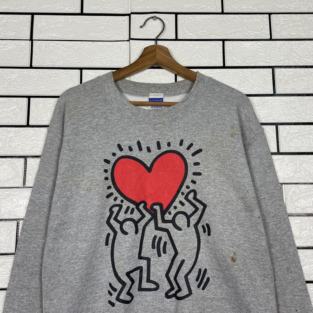 RAGEBLUE Rage Blue x Keith Haring Crewneck Sweatshirt Size US S / EU 44-46 / 1 - 2 Thumbnail