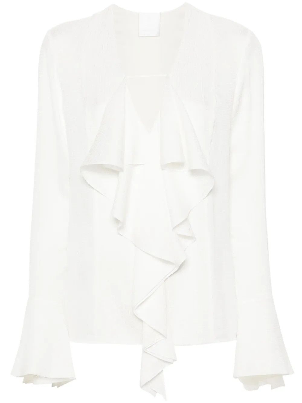 Givenchy o1y0925 Silk Blouse in White Size M / US 6-8 / IT 42-44 - 1 Thumbnail