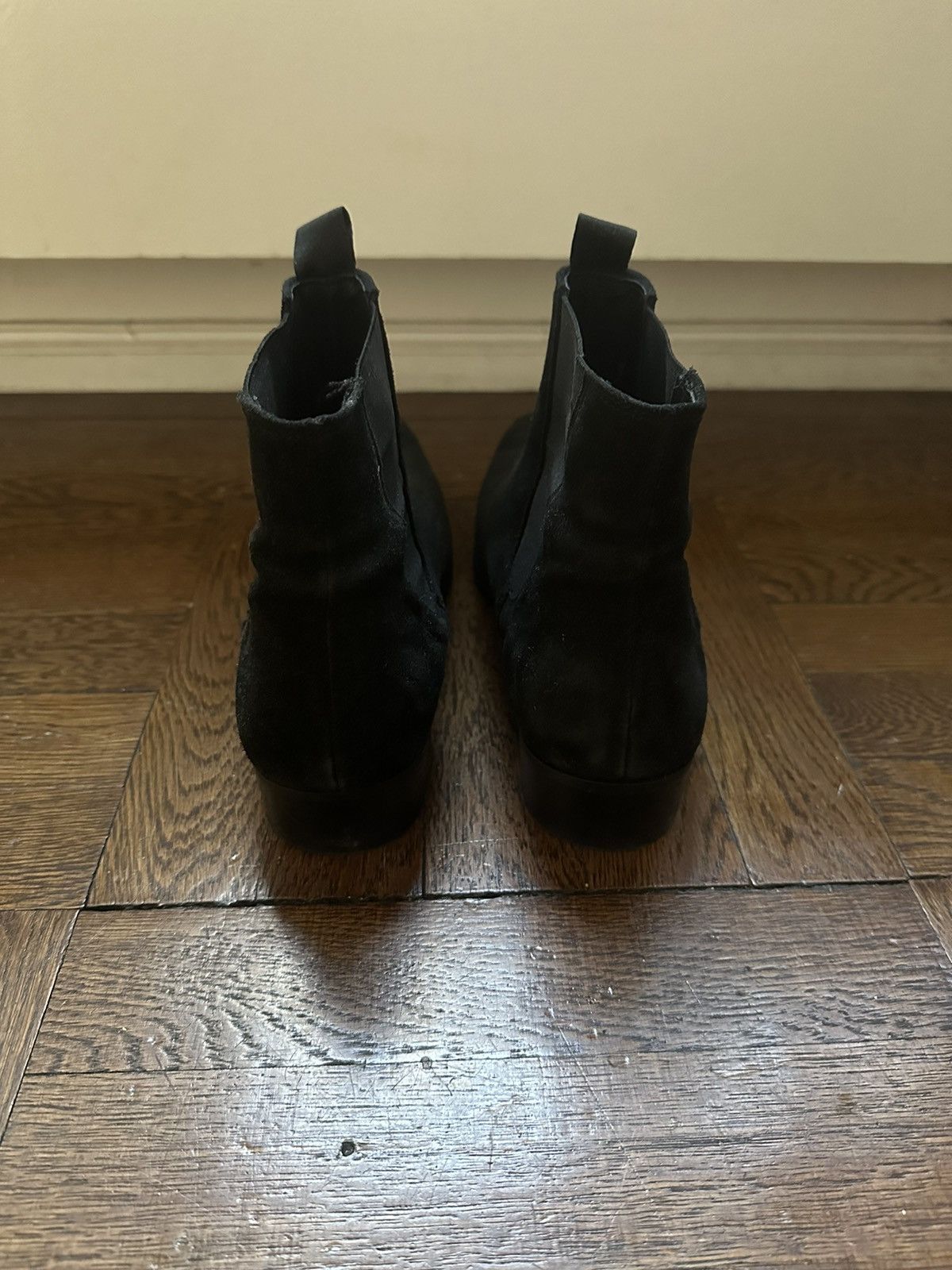 Other Made in UK Black Suede Winklepickers - Mod Beatle Boot 9 Size US 9 / EU 42 - 4 Thumbnail