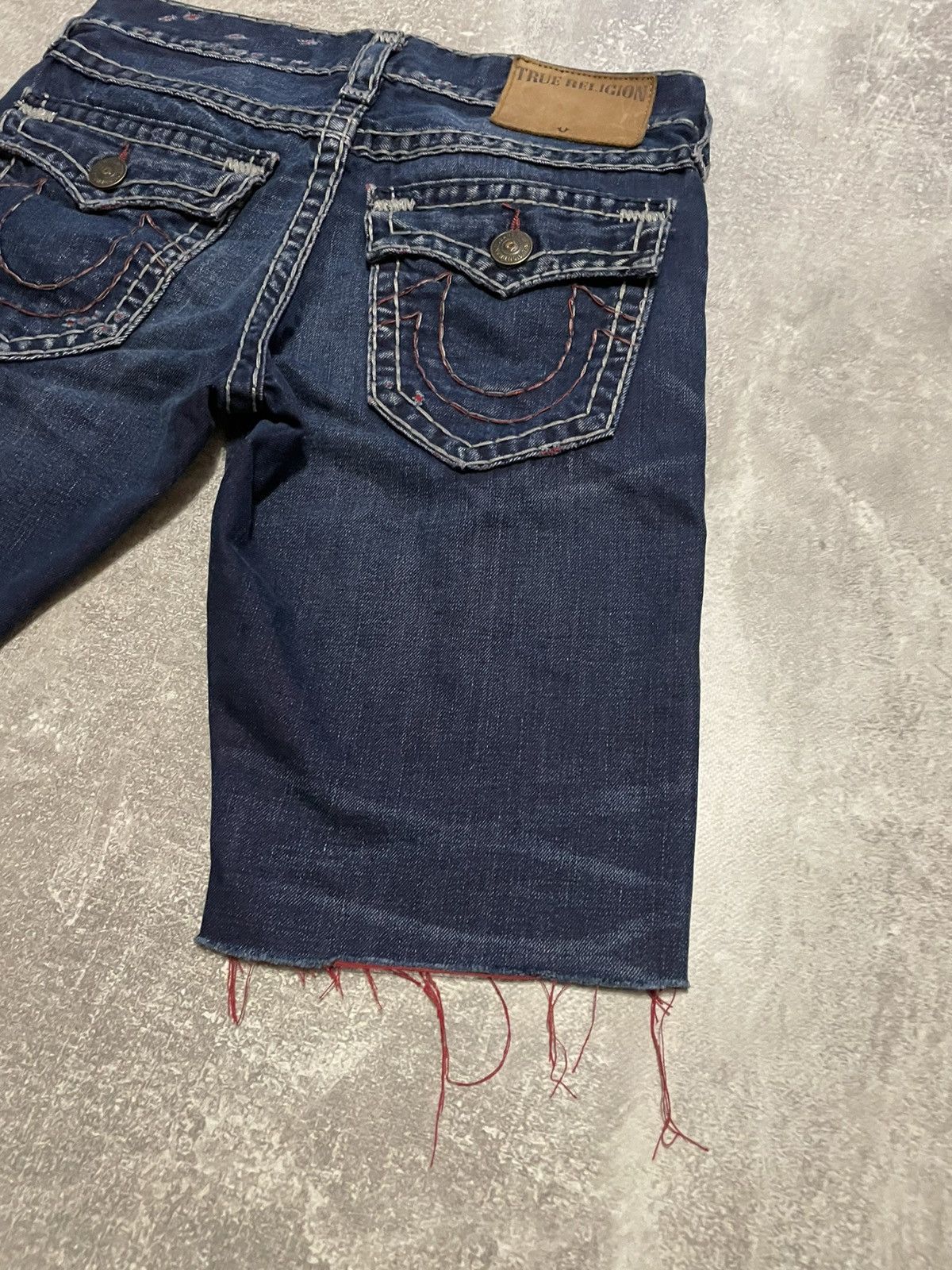 True Religion × Vintage Vintage True Religion Distressed Denim Shorts Size 30 Size US 30 / EU 46 - 16 Thumbnail