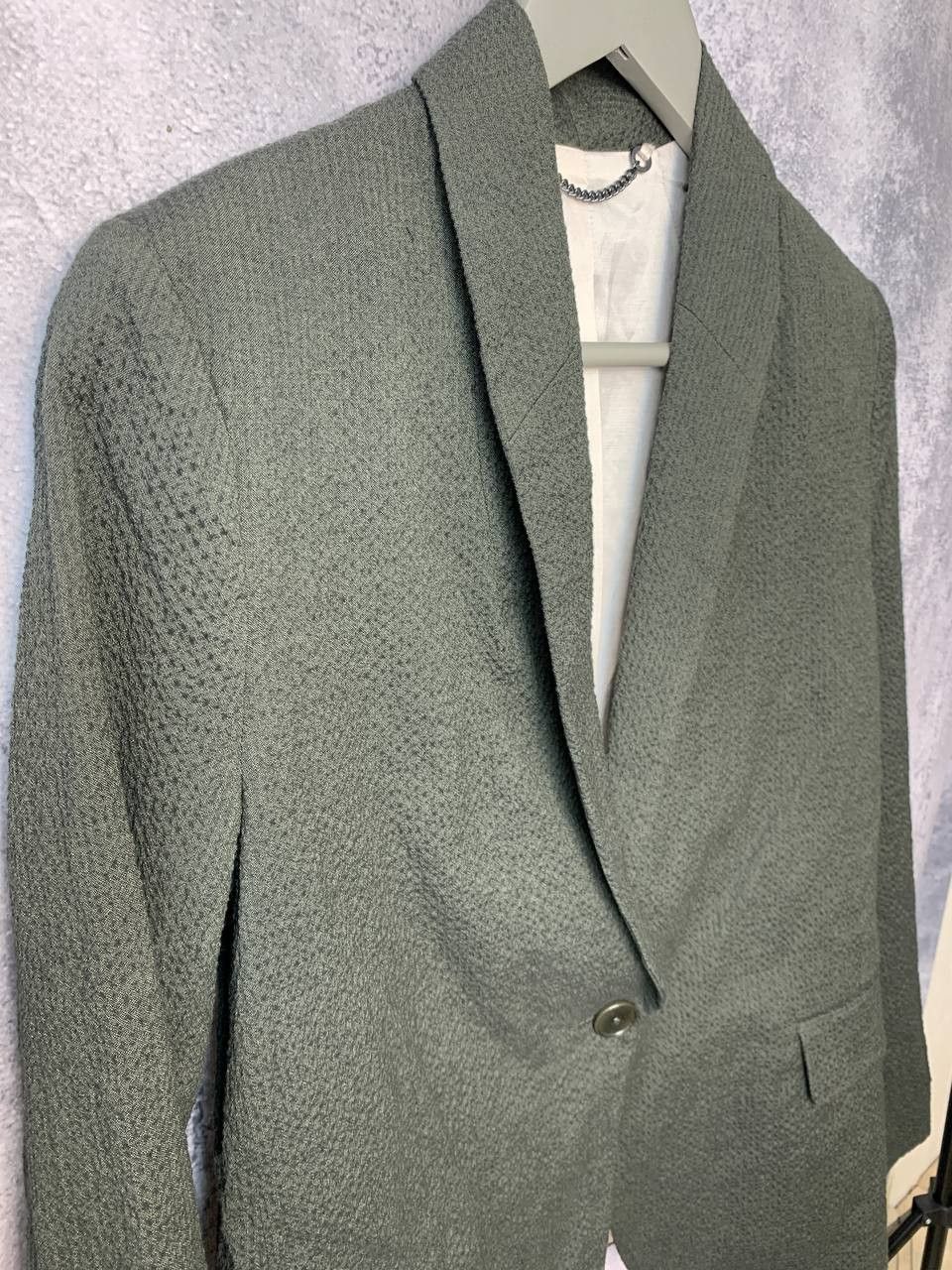 Jigsaw RRP £189 Jigsaw Women Seersucker Portofino Jacket Blazer Size M / US 6-8 / IT 42-44 - 3 Thumbnail