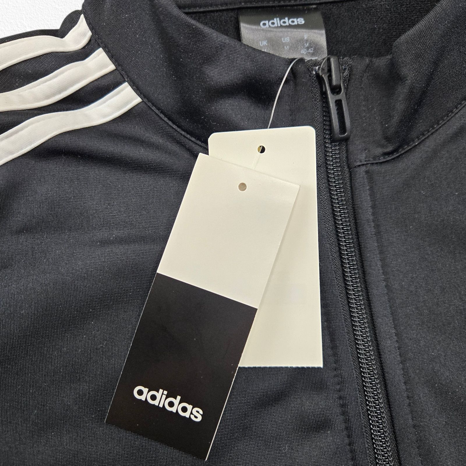 Adidas Adidas Womens 3-Stripes Track Jacket Black Medium NWT Size M / US 6-8 / IT 42-44 - 5 Thumbnail