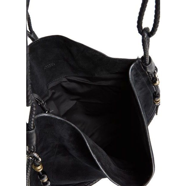 Isabel Marant Isabel Marant Oskan Hobo Soft Black Leather Shoulder Bag New Size ONE SIZE - 4 Thumbnail