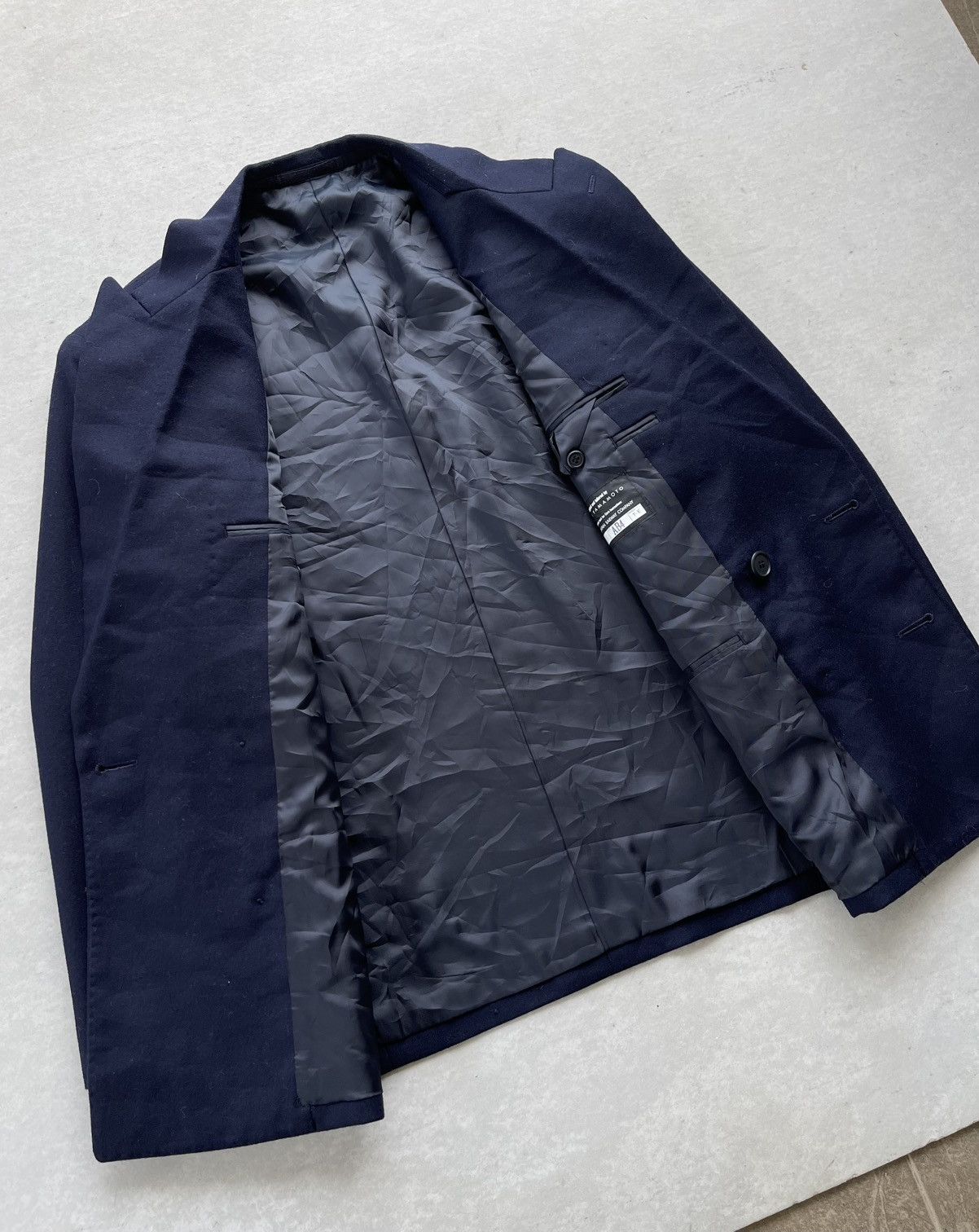 Yohji Yamamoto Yohji Yamamoto Double-Breasted Tailored Blazer/Jacket Size US M / EU 48-50 / 2 - 10 Thumbnail