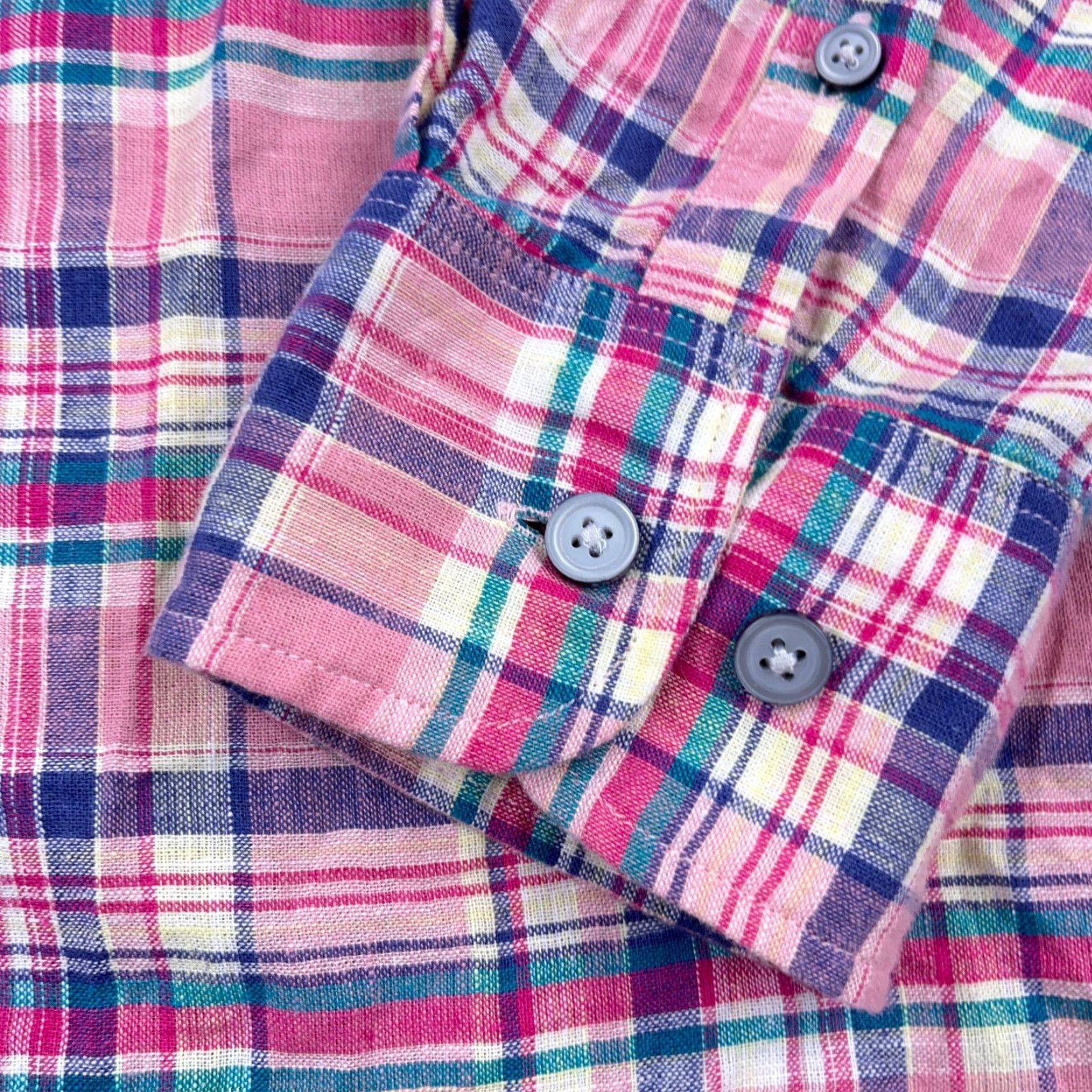 Rodd & Gunn VINTAGE Rodd & Gunn Shirt Men Medium Pink Plaid Button-Up Cotton Linen Blend Casual Size US M / EU 48-50 / 2 - 4 Thumbnail