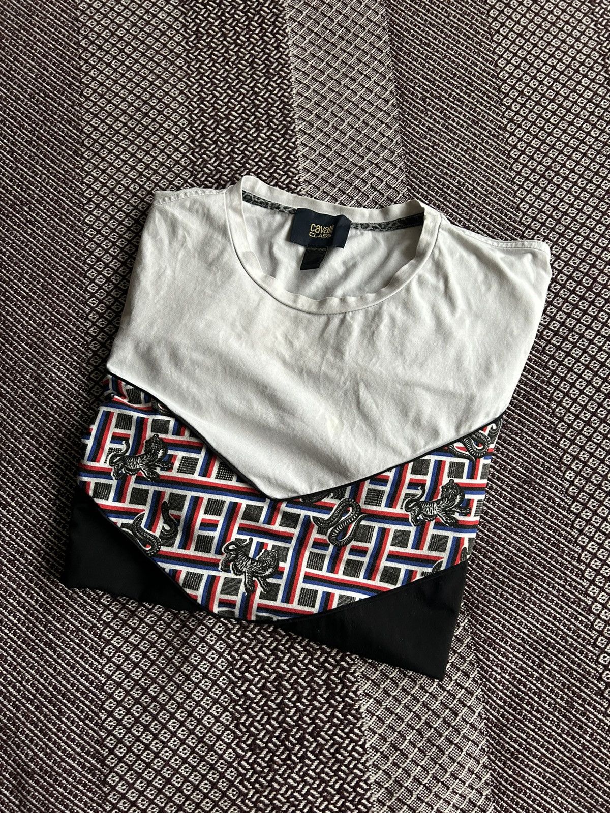 Cavalli Class Roberto Cavalli Class T-shirt Mens Solid Style Tee Size XL Size US XL / EU 56 / 4 - 9 Thumbnail