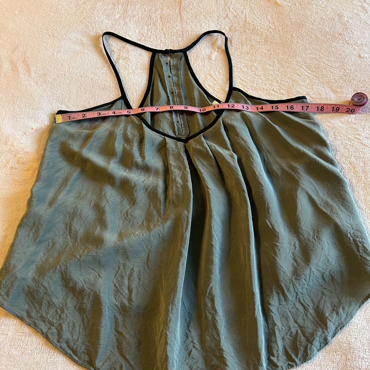 Other Kimchi Blue gray black trim silk racer back tank top L Size L / US 10 / IT 46 - 7 Thumbnail