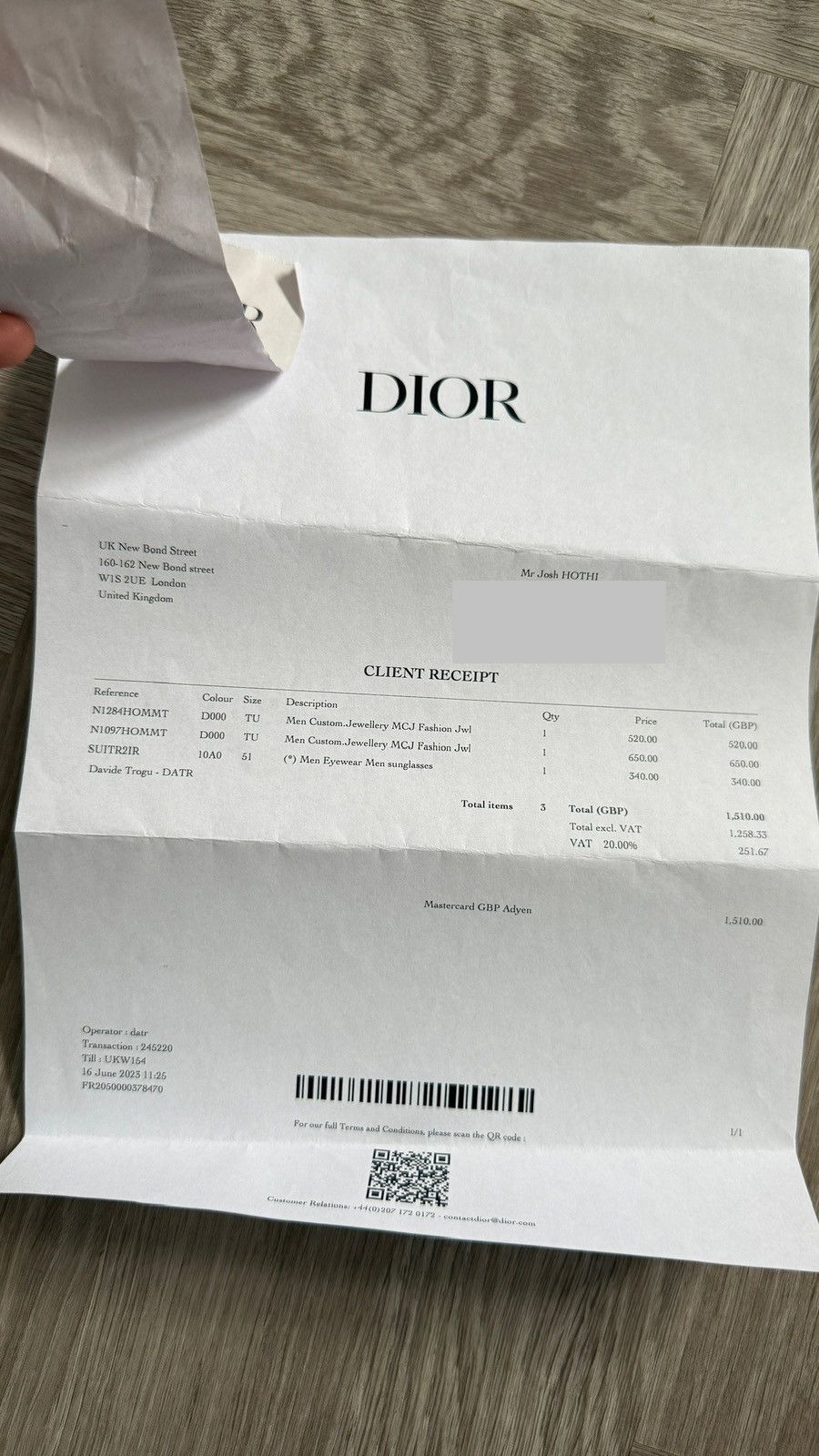 Dior Oblique Logo Chain Size ONE SIZE - 6 Thumbnail