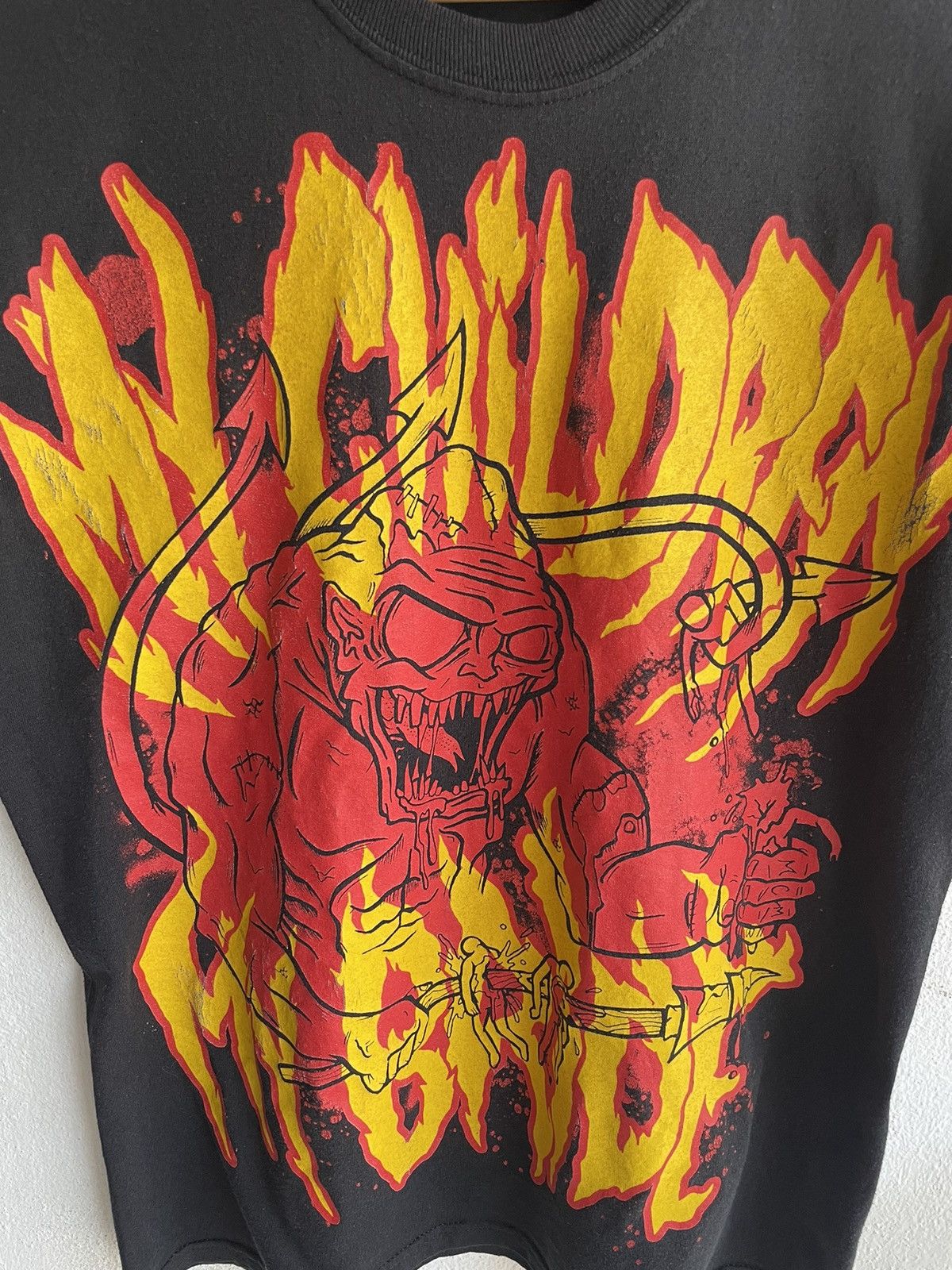 Band Tees 90s Single Stich Tee Mychildren Mybride Mad skeletal Punk Size US S / EU 44-46 / 1 - 3 Thumbnail