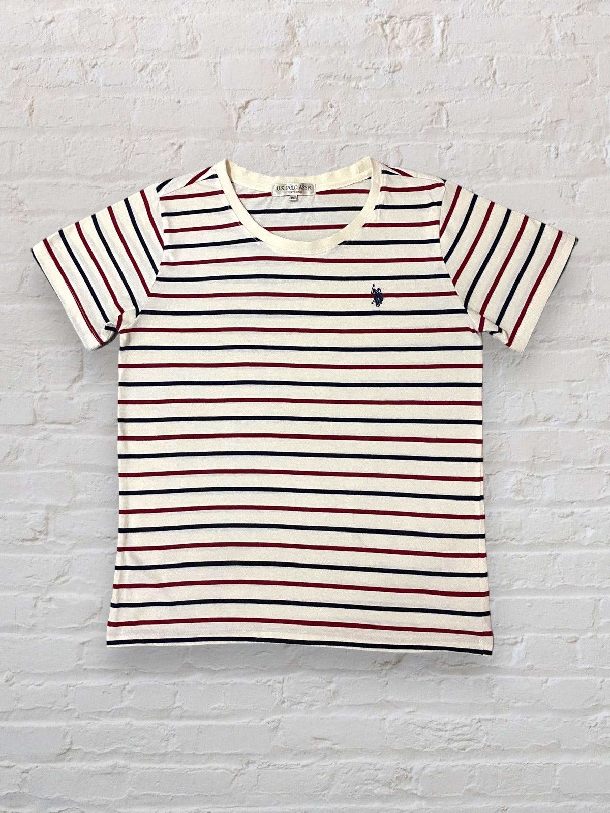 U.S. Polo Assn. U.S POLO ASSN STRIPES EMBROIDERY LOGO TEE Size US L / EU 52-54 / 3 - 1 Thumbnail