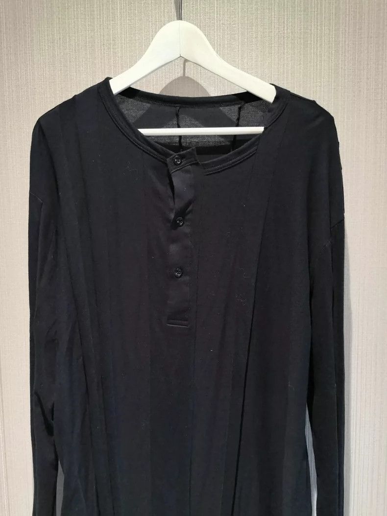 Yohji Yamamoto Yohji Yamamoto Irregular button neckline long sleeves Size US L / EU 52-54 / 3 - 3 Thumbnail