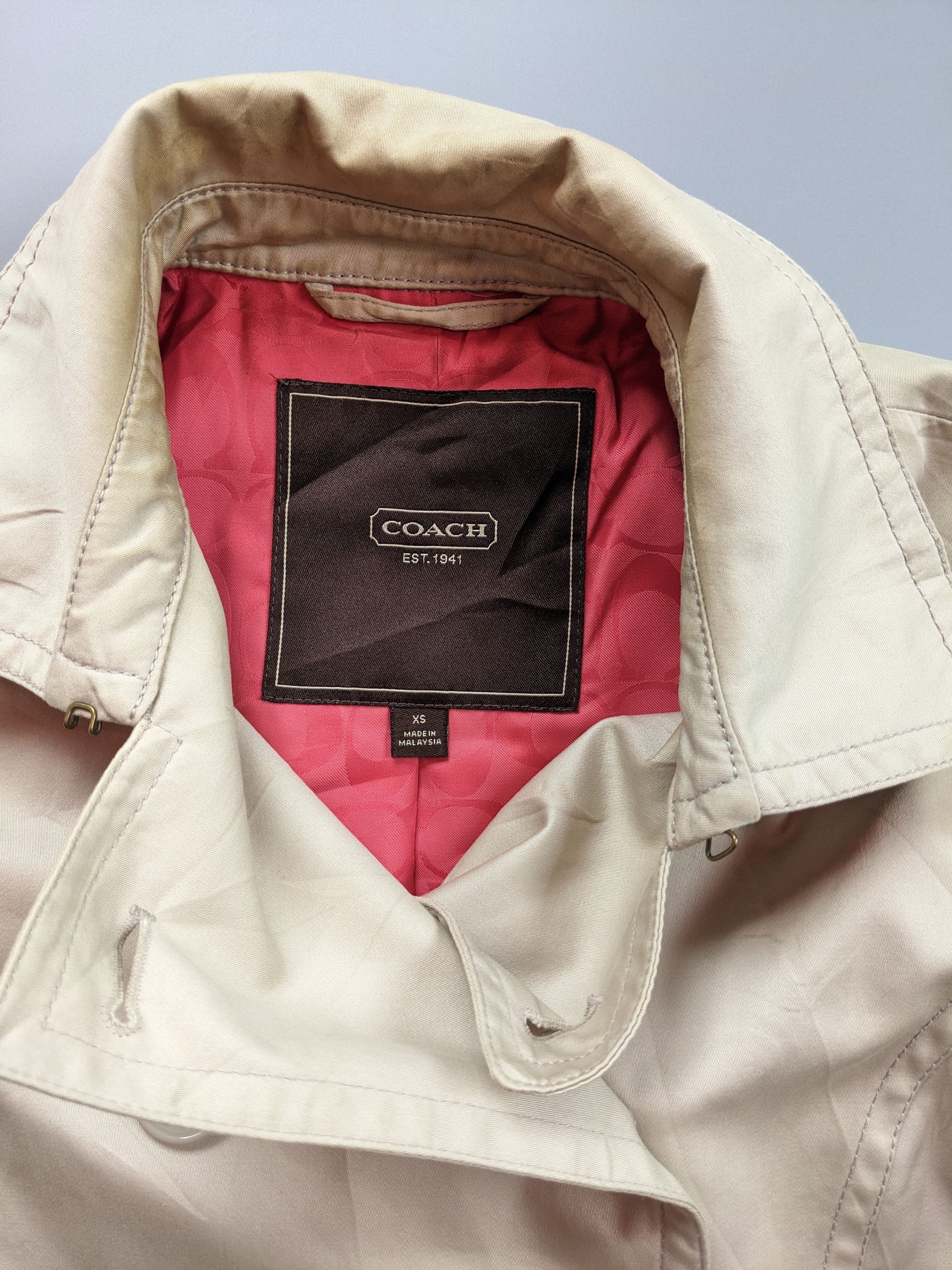 Coach Coach trench coat monogram jacket Size XS / US 0-2 / IT 36-38 - 5 Thumbnail