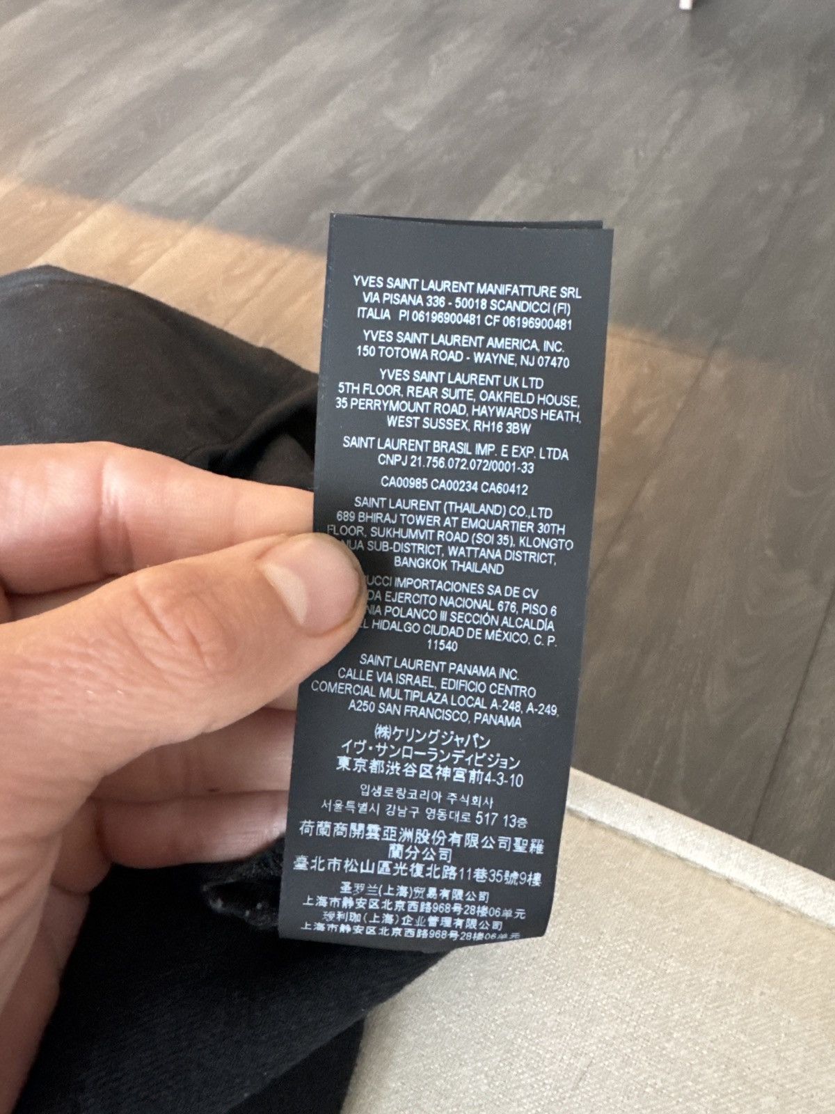 Yves Saint Laurent YSL Black Denim Jeans Size US 29 - 7 Thumbnail