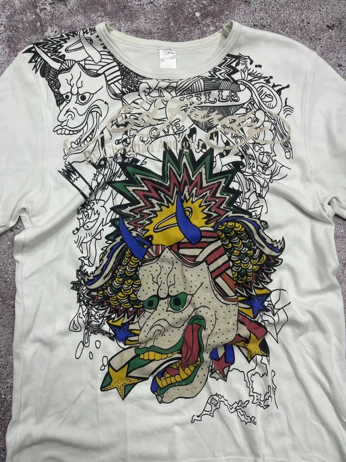 Ed Hardy Ed Hardy by Christian Audigier Vintage T Shirt Size US M / EU 48-50 / 2 - 3 Thumbnail