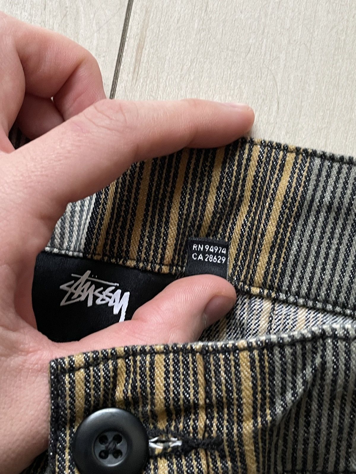 Stussy Stussy striped cargo work pants Size US 34 / EU 50 - 8 Thumbnail