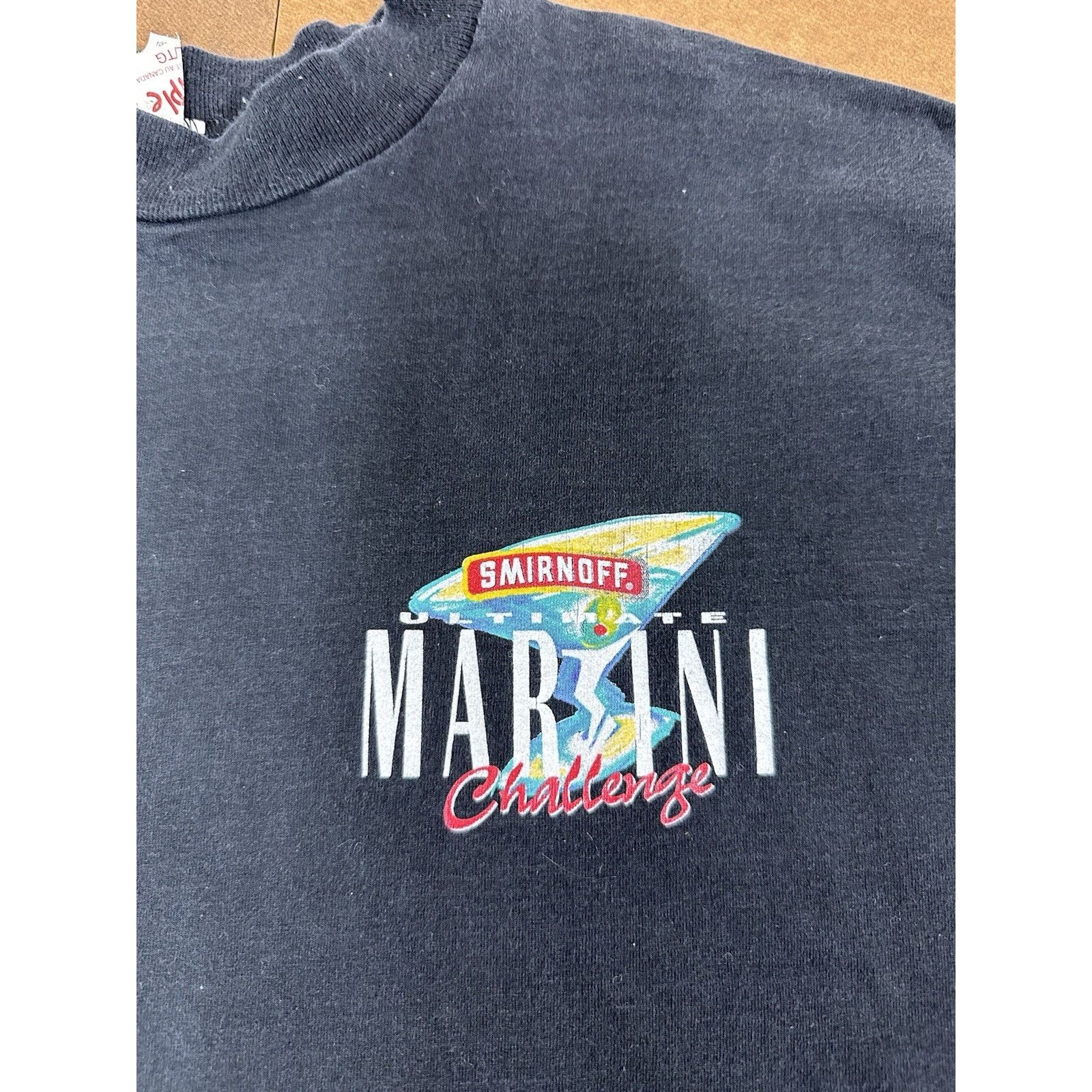 Vintage Vintage Smirnoff Ultimate Martini Challenge Long Sleeve Shir Size US XL / EU 56 / 4 - 2 Thumbnail