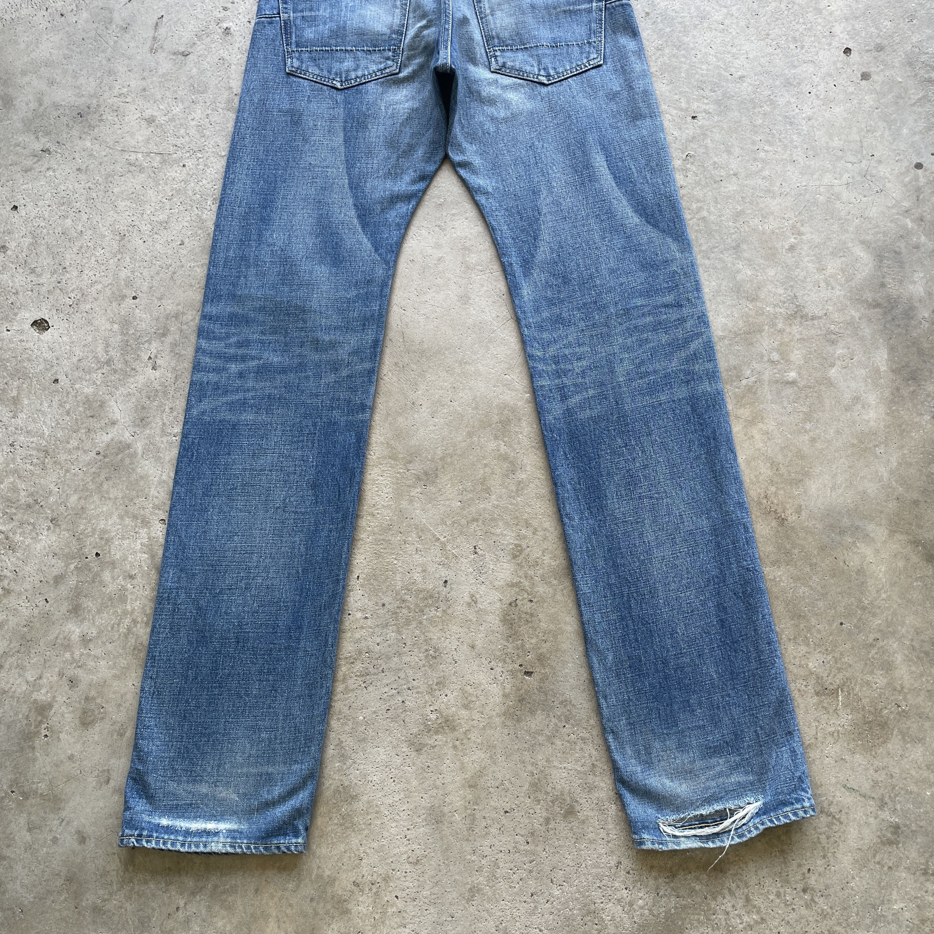 Japanese Brand W32 VINTAGE JAPANESE DISTRESSED SELVEDGE JEANS FADED PANTS Size US 32 / EU 48 - 11 Thumbnail