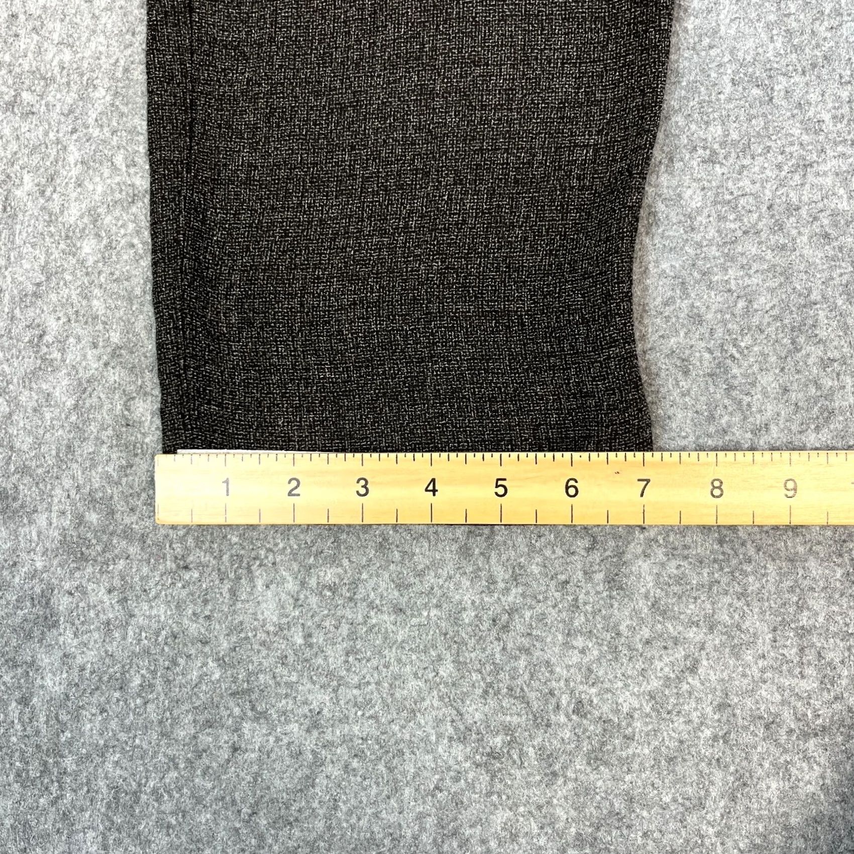 Dolce & Gabbana Dolce&Gabbana Trousers Chino Womens 28 28 UK10 High Rise 1970s Vintage Grey Cotton Viscoe Straight Front Tailored Regular Button Logo Pockets- N/A Size 32" / US 10 / IT 46 - 3 Thumbnail