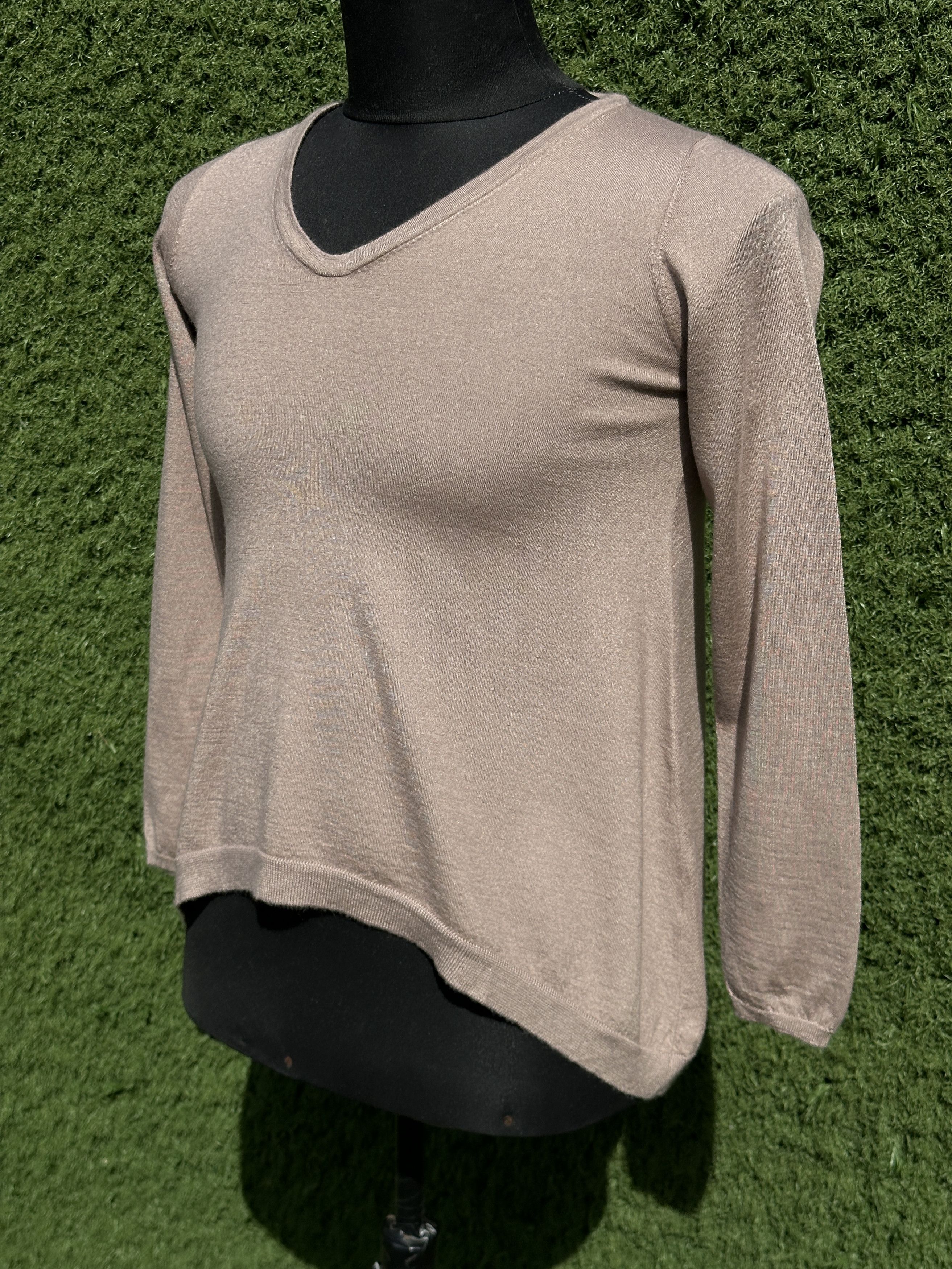 Brunello Cucinelli Brunello Cucinelli Cashmere Swing Knit Sweater Size M L Size M / US 6-8 / IT 42-44 - 9 Thumbnail