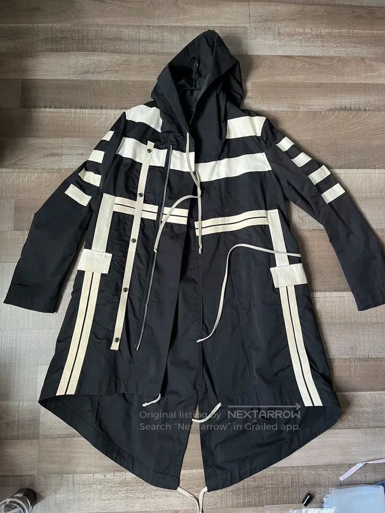 Rick Owens Geo Webbed Parka Size 46-