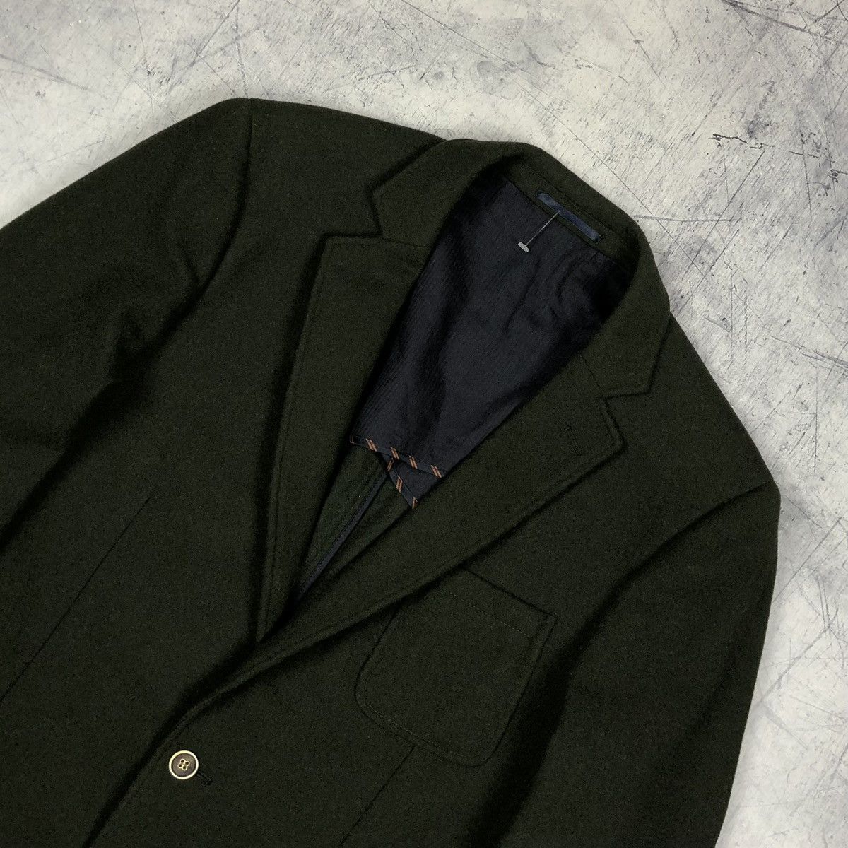 Designer Vintage NN.07 No Nationality Johan Wool Polyester Blazer y2k Size 42R - 5 Thumbnail
