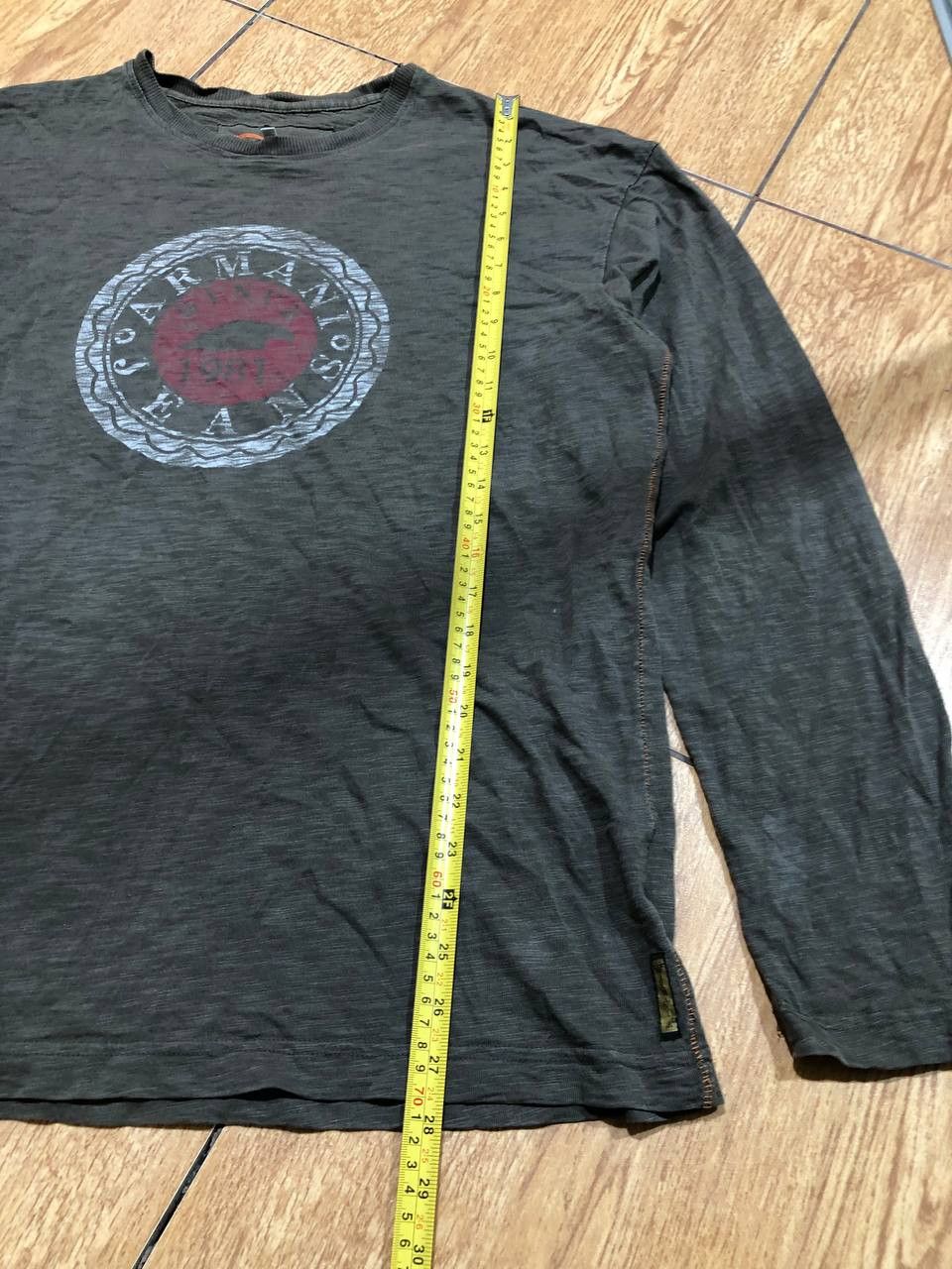 Armani VINTAGE ARMANI JEANS STREETWEAR LONG SLEEVE BIG LOGO Size US XL / EU 56 / 4 - 10 Thumbnail