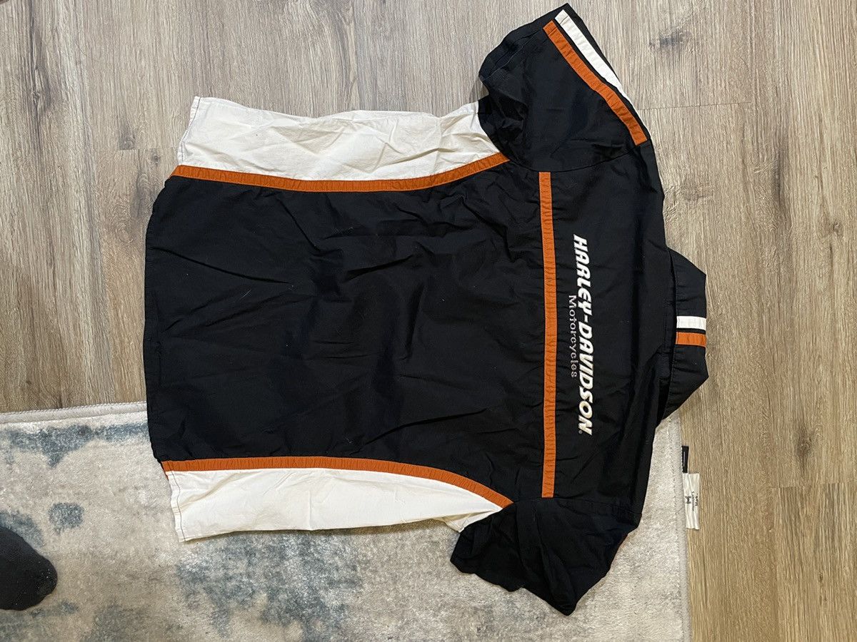 Harley Davidson × Vintage Harley Davidson cropped button up Size L / US 10 / IT 46 - 2 Thumbnail