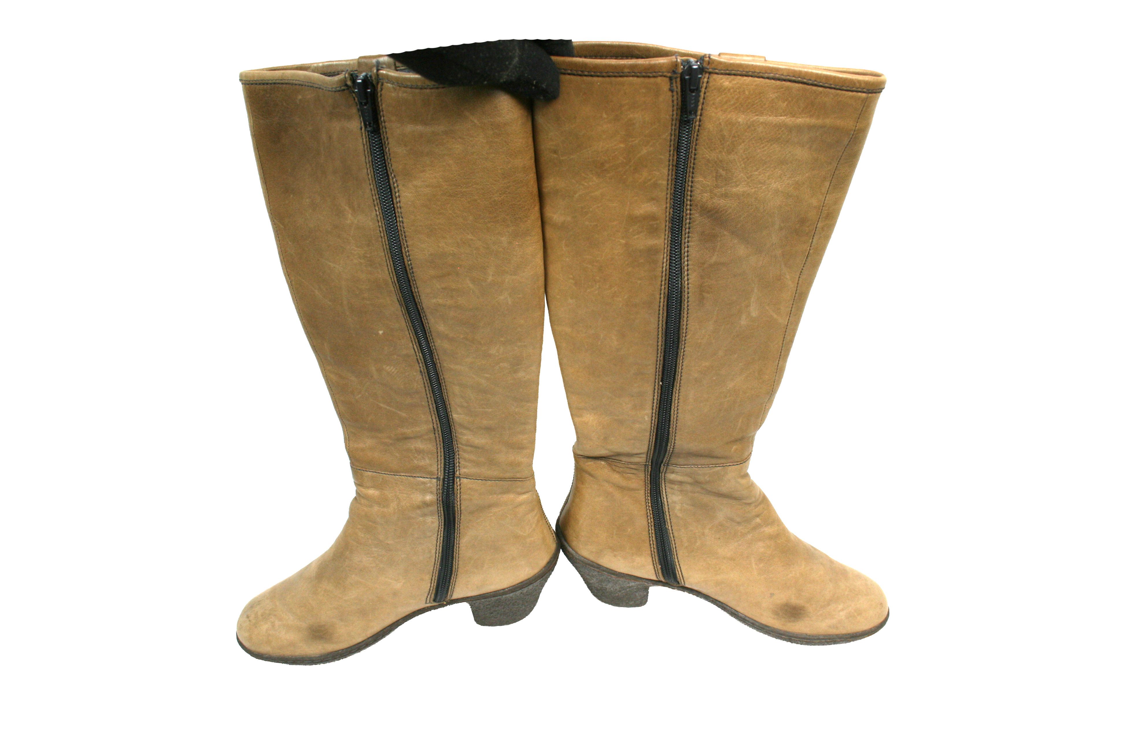 Camper 00S Goblin Y2K Leather Heeled Riding Boots Vintage Size US 9 / IT 39 - 8 Thumbnail