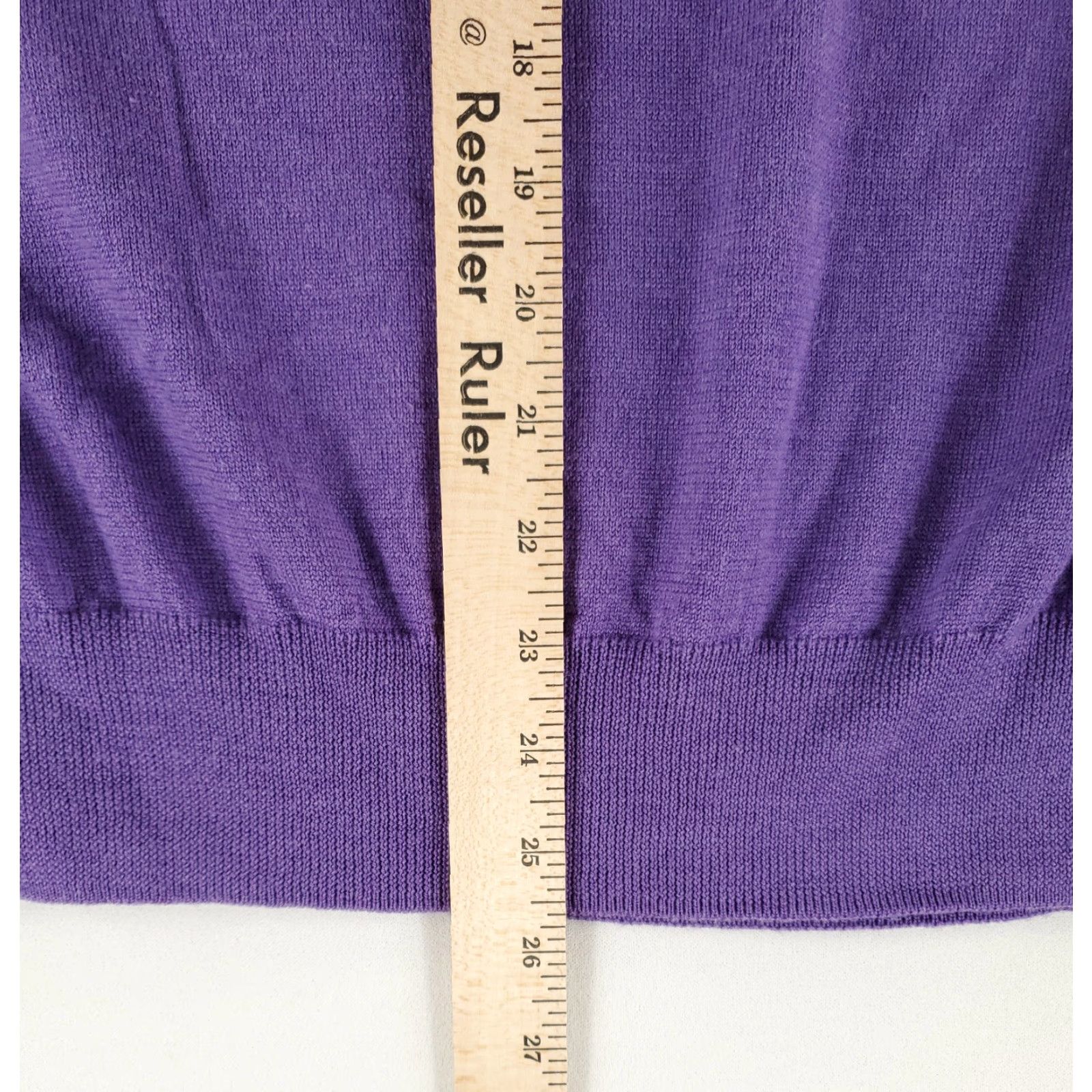 Peter Millar Peter Millar 1/4 Zip Pullover 100% Merino Wool Purple Mens XL Sweater Size US XL / EU 56 / 4 - 5 Thumbnail