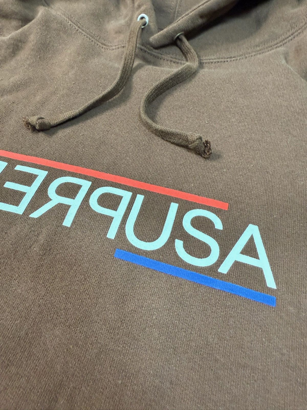 Supreme Supreme USA Hoodie Brown Large FW21 Size US L / EU 52-54 / 3 - 2 Thumbnail